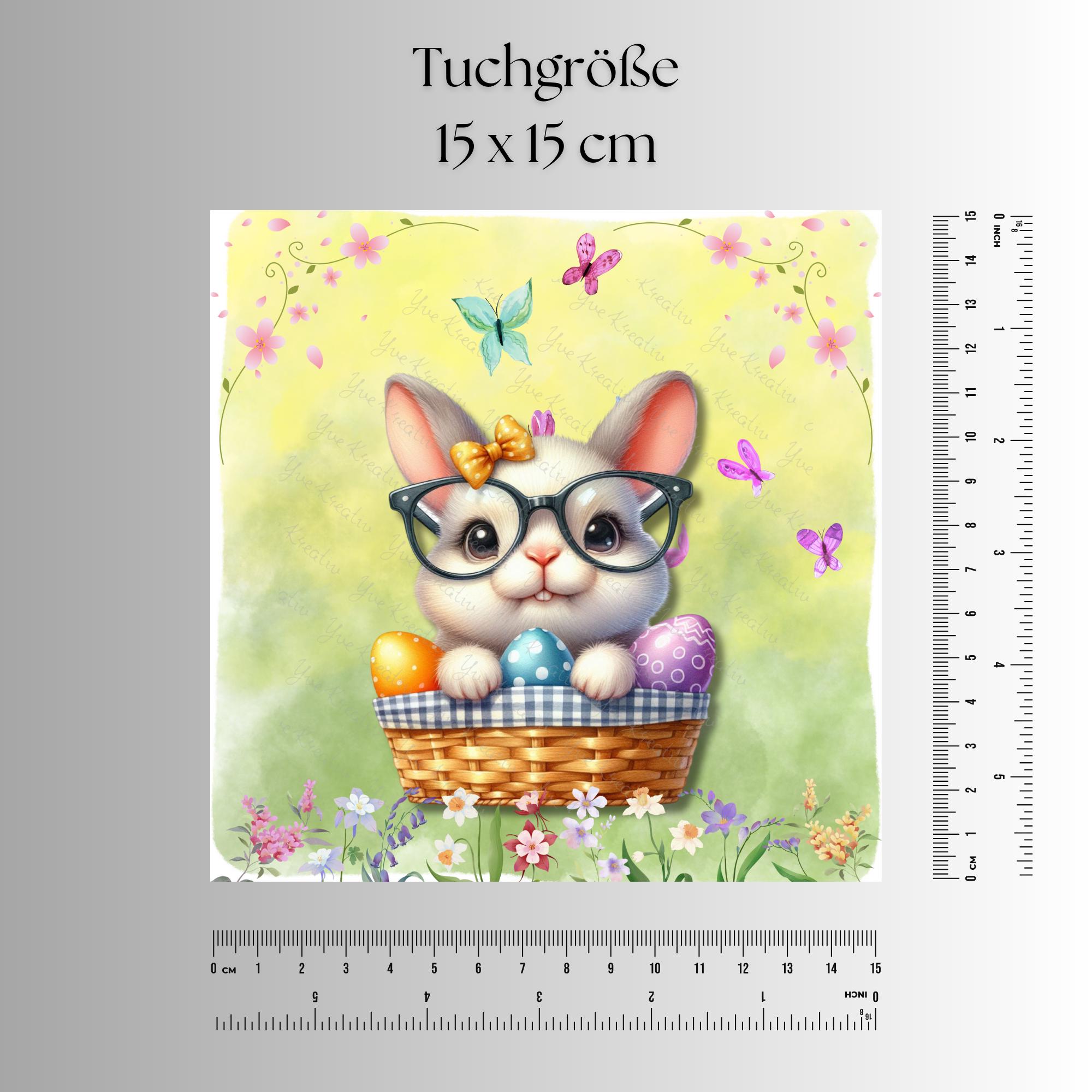 Brillenputztuch Geschenk zu Ostern bedrucktes Mikrofasertuch Ostergeschenk für Brillen Kameratuch Tuch für Displays Objektive  #OS10