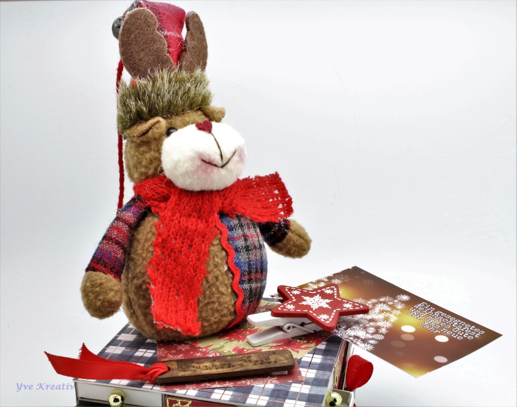 Adventskalender "Rentier" aus 24 Streichholzschachteln Tischdeko zu Weihnachten Adventskalender "Rentier" aus 24 Streichholzschachteln Tischdeko zu Weihnachten