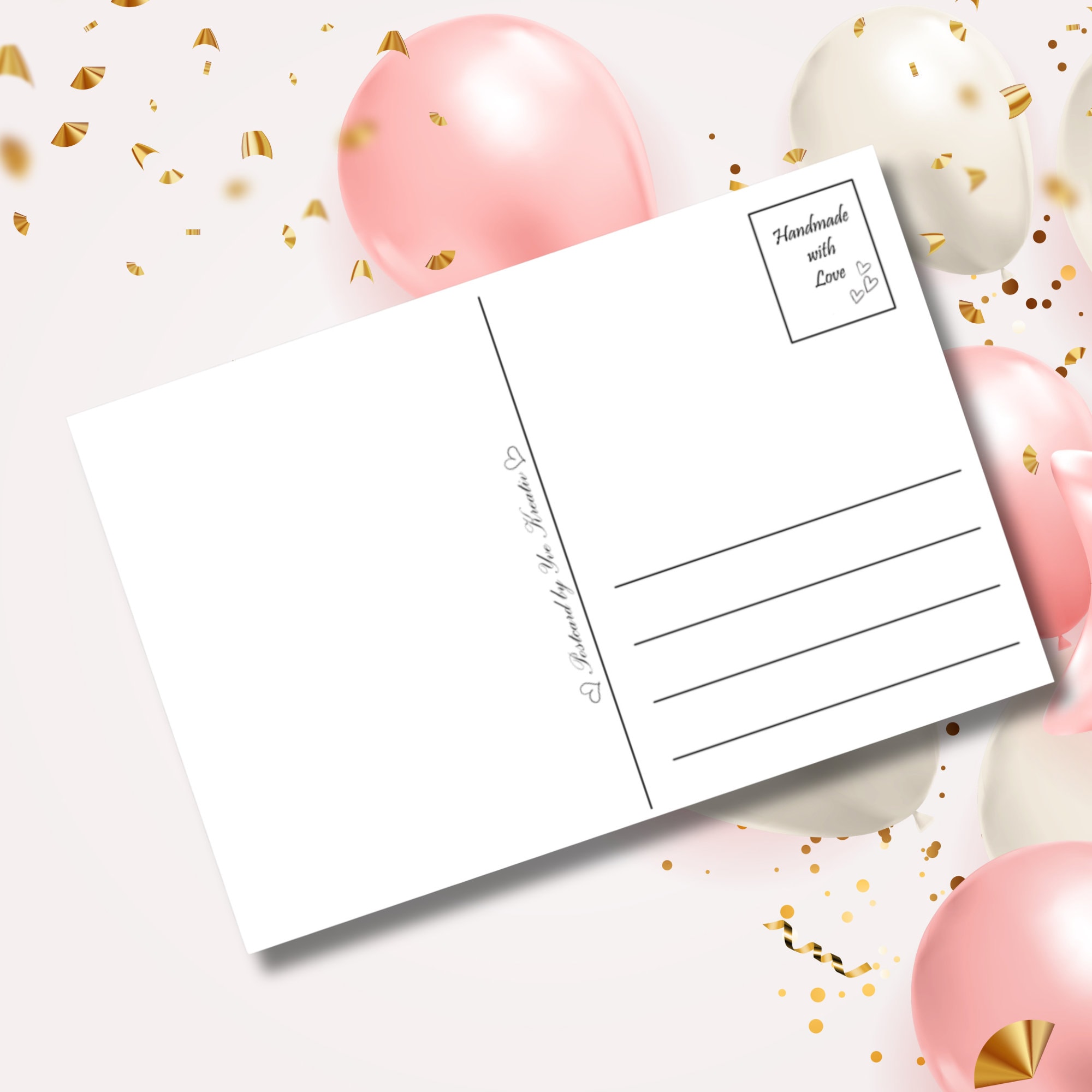 Einladung personalisiert Postkarte, Einladungskarte zum Adventskaffee, Weihnachtskarte, Karte zu Weihnachten Gutscheinkarte  #PLS