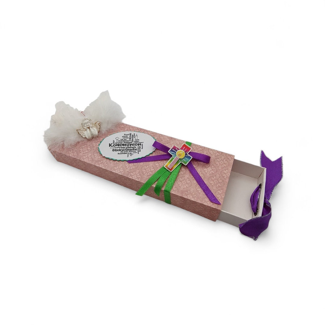 Geschenkschachtel zur Kommunion Geschenkverpackung Geschenkbox #613960558