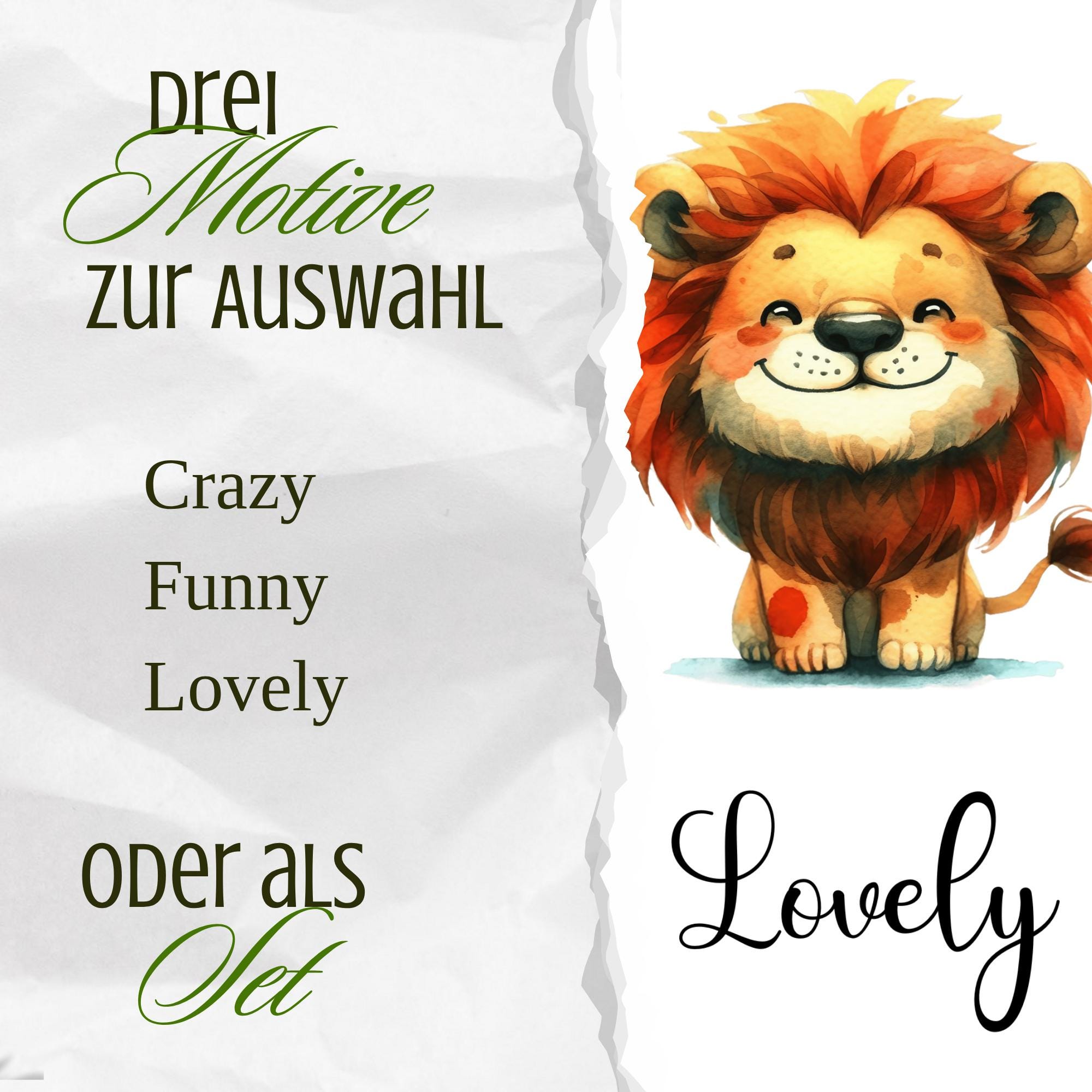 Postkarte Löwe Grußkarte Karte Geburtstag Freundin Gutschein Mitbringsel Löwen Fan I Crazy, Funny, Lovely I #PHO Postkarte Löwe Grußkarte Karte Geburtstag Freundin Gutschein Mitbringsel Löwen Fan I Crazy, Funny, Lovely I #PHO