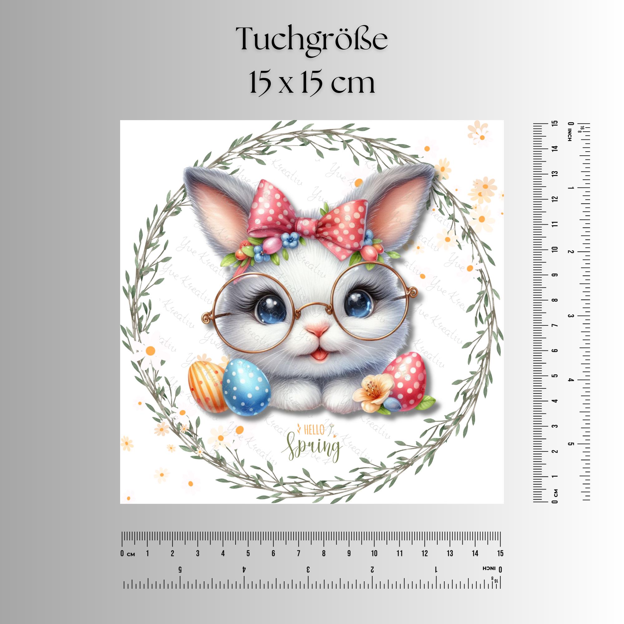 Brillenputztuch Geschenk zu Ostern bedrucktes Mikrofasertuch Ostergeschenk für Brillen Kameratuch Tuch für Displays Objektive  #OS11