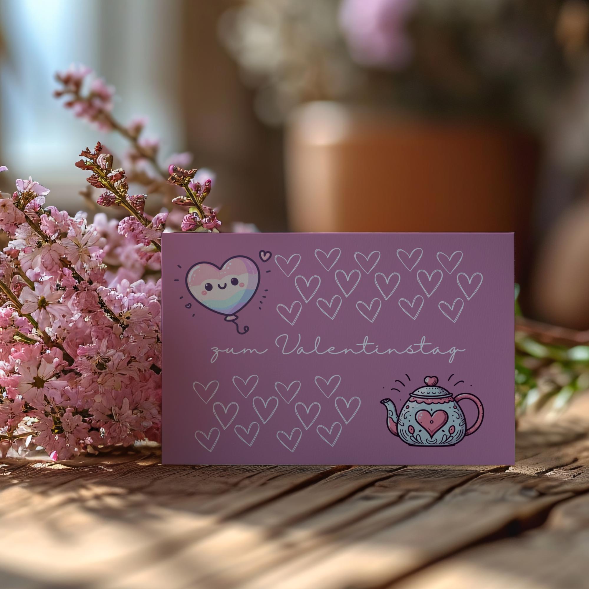 Valentinstags Karte, Postkarte zur Hochzeit, Grußkarte, Karte für Verliebte, Geschenkkarte  #PHO