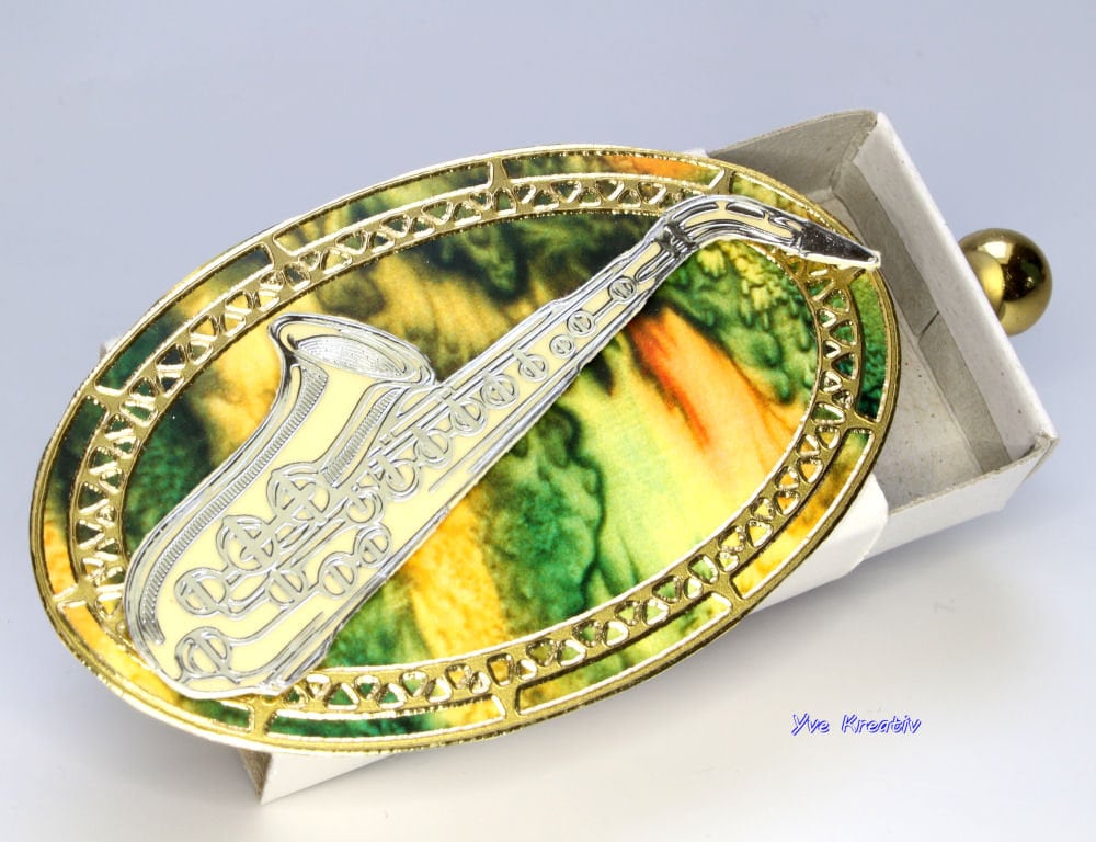 Geldgeschenk kleine Schachtel, verzierte Streichholzschachtel als originelle Geschenkverpackung für Geld, Gutscheine und mehr  #627795335