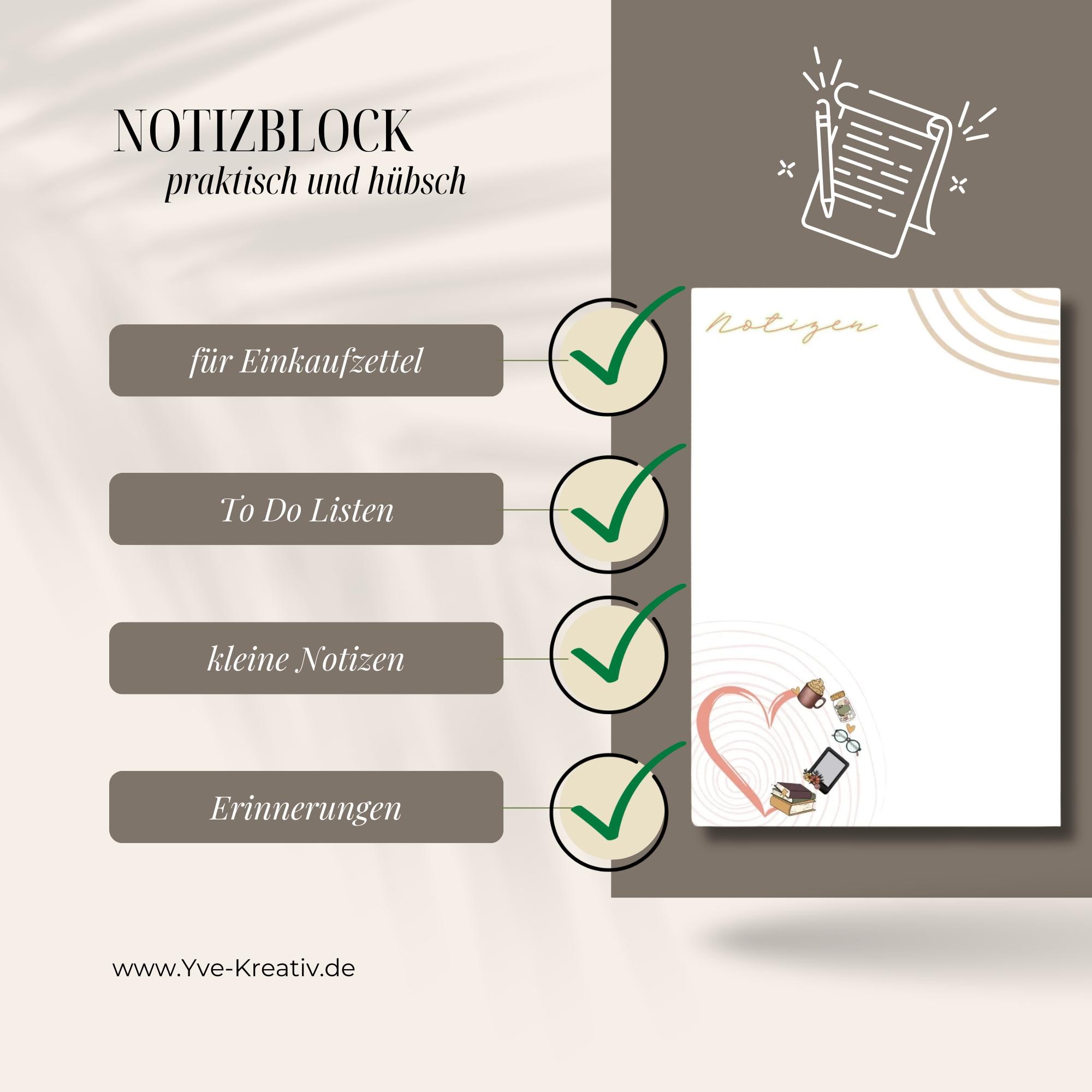 Notizblock Schreibblock 50 Blätter Herz Büro A6 Block Zettelblock Abreisblock mit Leimbindung Geschenk Kollegin Geburtstag Büro #A6K50 Notizblock Schreibblock 50 Blätter Herz Büro A6 Block Zettelblock Abreisblock mit Leimbindung Geschenk Kollegin Geburtstag Büro #A6K50
