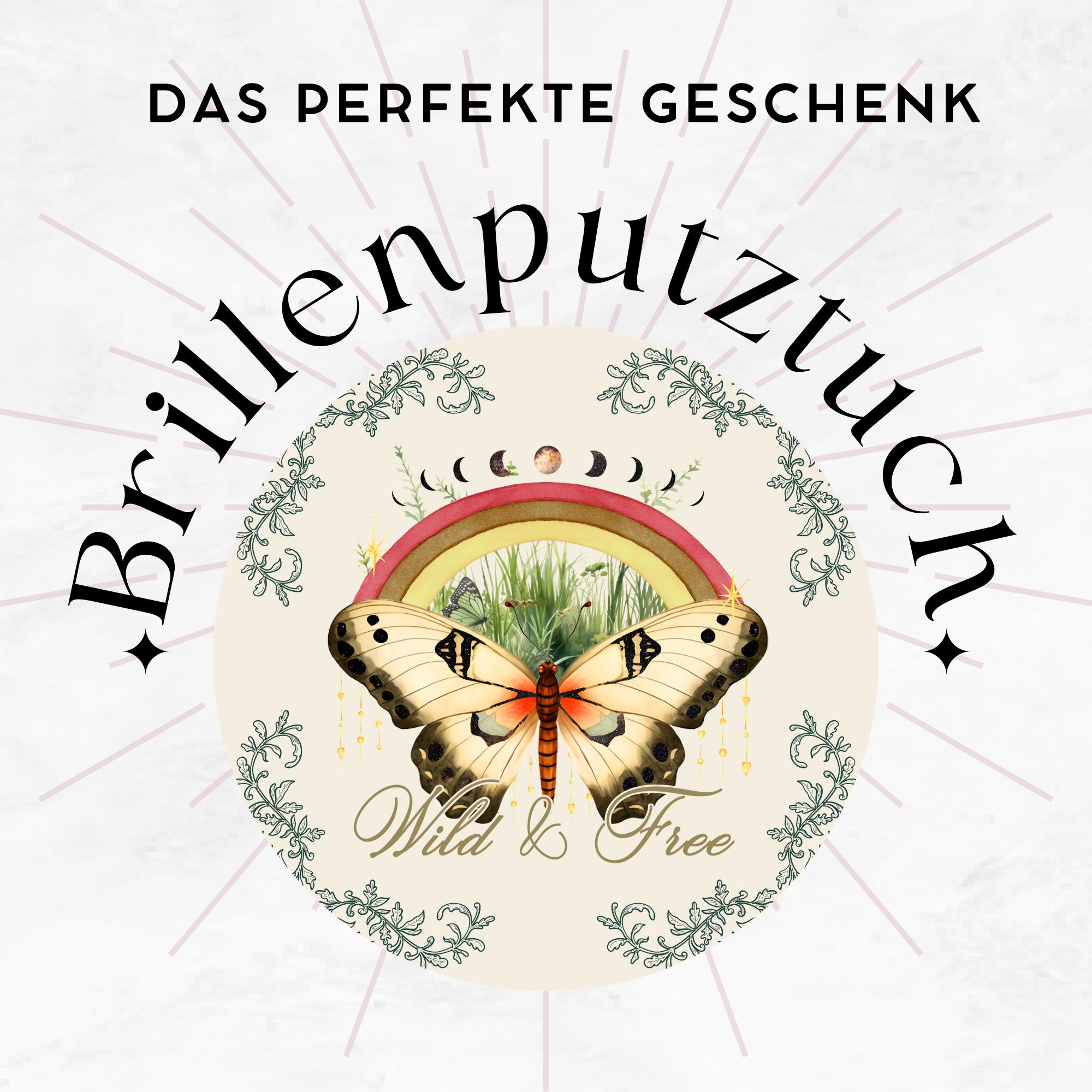 Brillenputztuch Wild & Free bedrucktes Mikrofasertuch für Brillen Displays Mitbringsel Freundin Geschenkidee Mama Geschenk #MO17 Brillenputztuch Wild & Free bedrucktes Mikrofasertuch für Brillen Displays Mitbringsel Freundin Geschenkidee Mama Geschenk #MO17