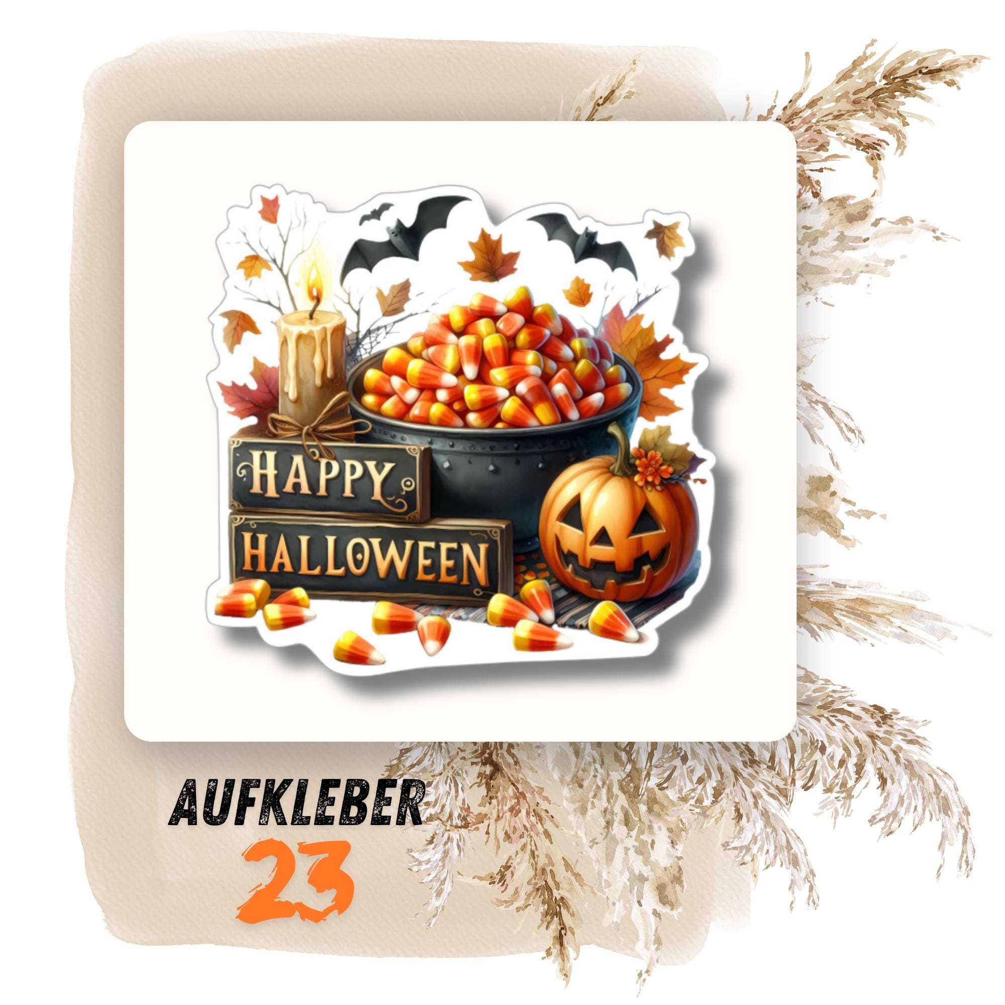 Halloween Aufkleber, Grusel Spuk Sticker, großer Kofferaufkleber Geschenkaufkleber -3 Aufkleber zur Auswahl in Weiß oder Transparent #SEG8 Halloween Aufkleber, Grusel Spuk Sticker, großer Kofferaufkleber Geschenkaufkleber -3 Aufkleber zur Auswahl in Weiß oder Transparent #SEG8