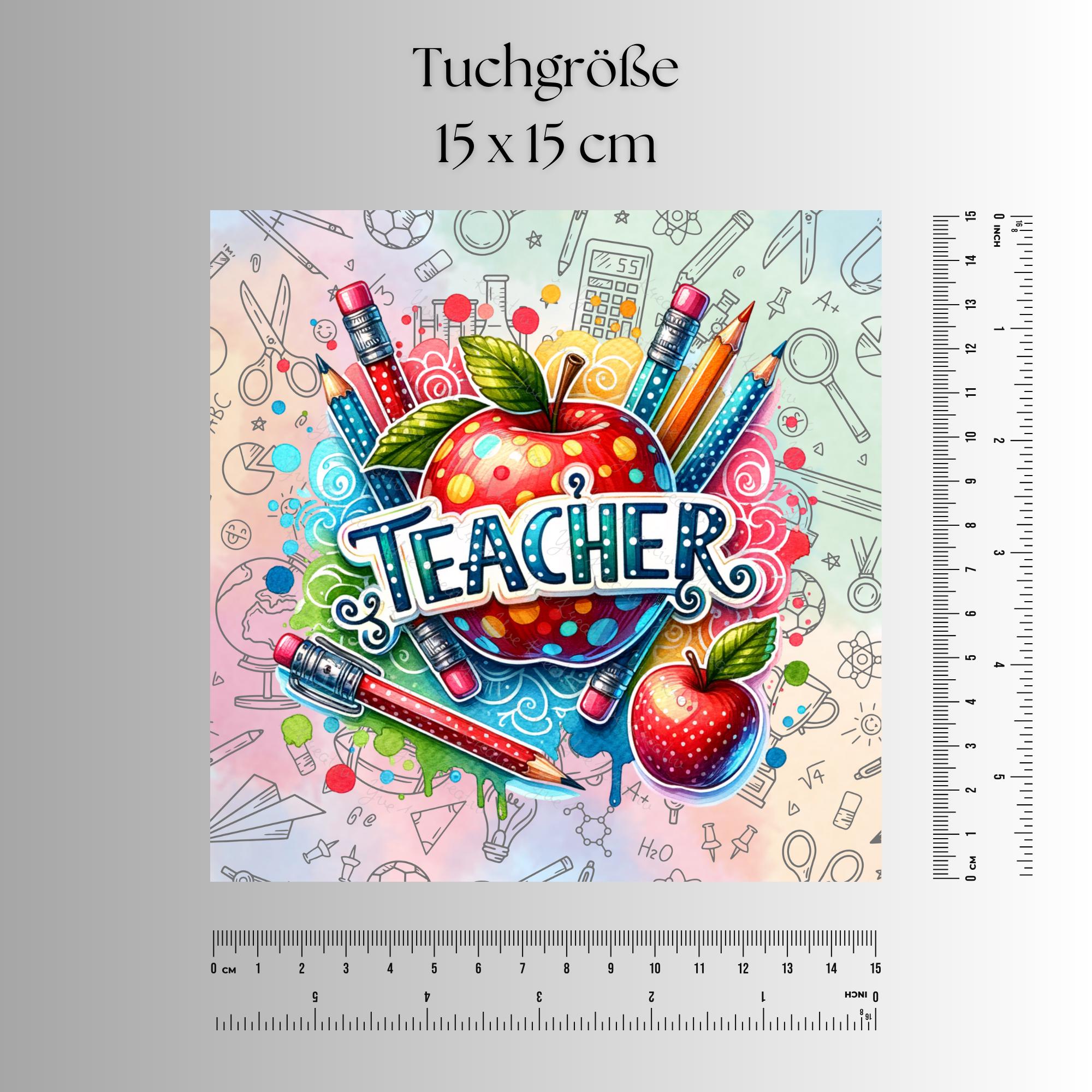 Bedrucktes Mikrofasertuch für Brillen und Bildschirme Brillenputztuch Geschenk für Lehrer #BE3 Bedrucktes Mikrofasertuch für Brillen und Bildschirme Brillenputztuch Geschenk für Lehrer #BE3