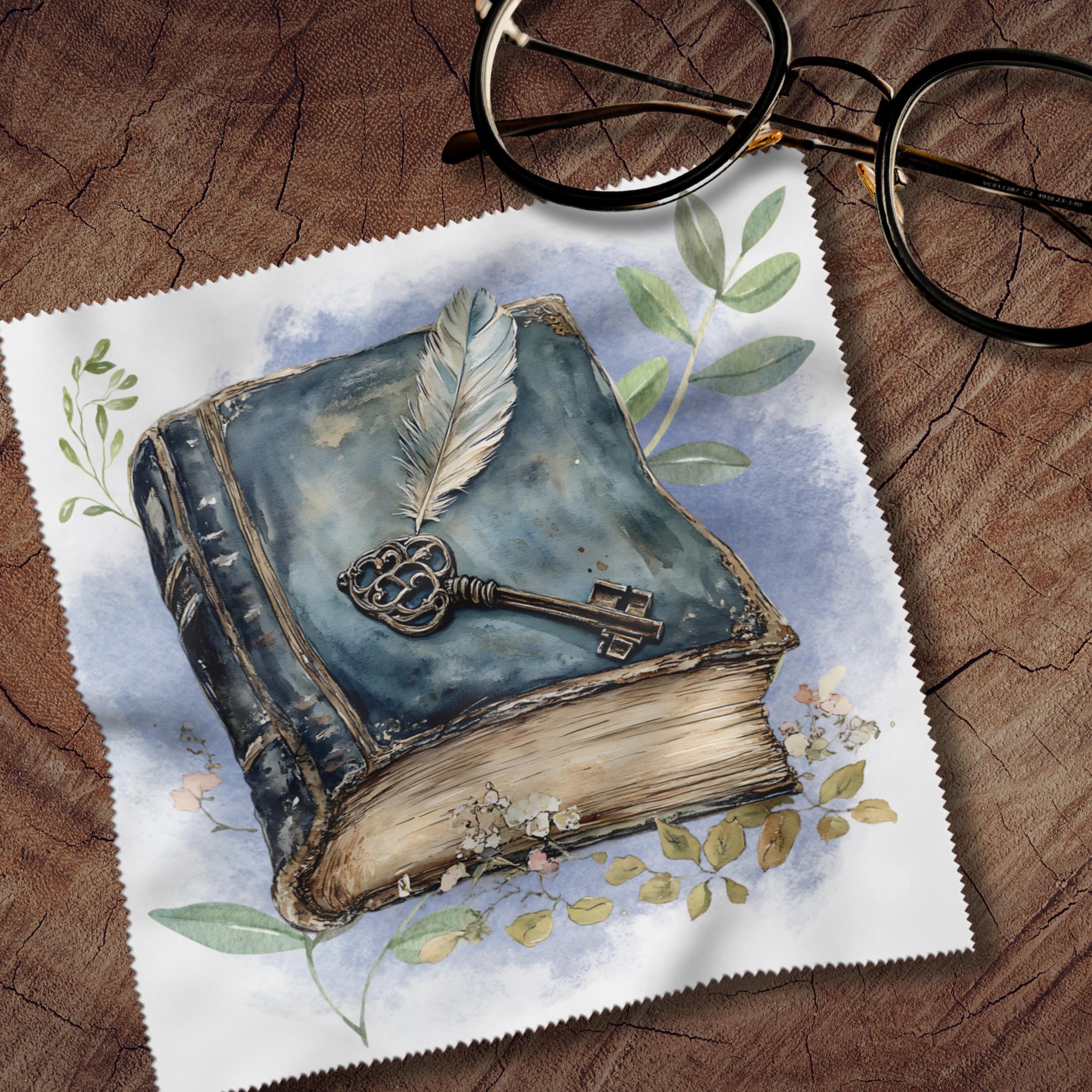Brillenputztuch Geschenk Geburtstag für Leseratten bedrucktes Mikrofasertuch Motiv Buch für Brillen Tuch für Displays #AL34 Brillenputztuch Geschenk Geburtstag für Leseratten bedrucktes Mikrofasertuch Motiv Buch für Brillen Tuch für Displays #AL34