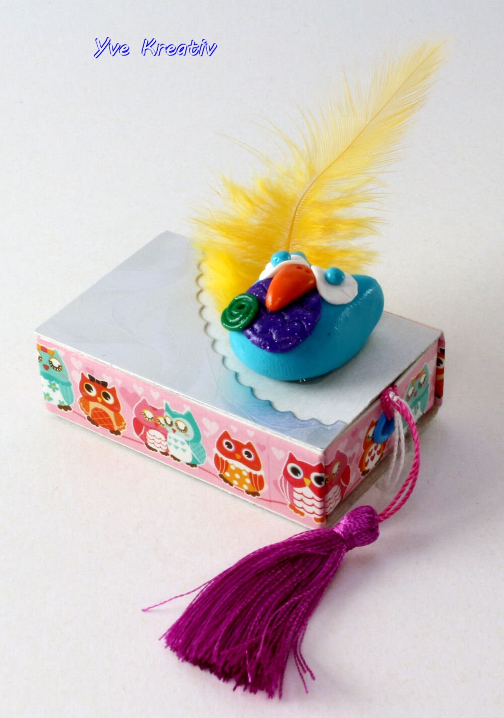 Kleine Schachtel, verzierte Streichholzschachtel als originelle Geschenkverpackung für Geld, Gutscheine und mehr