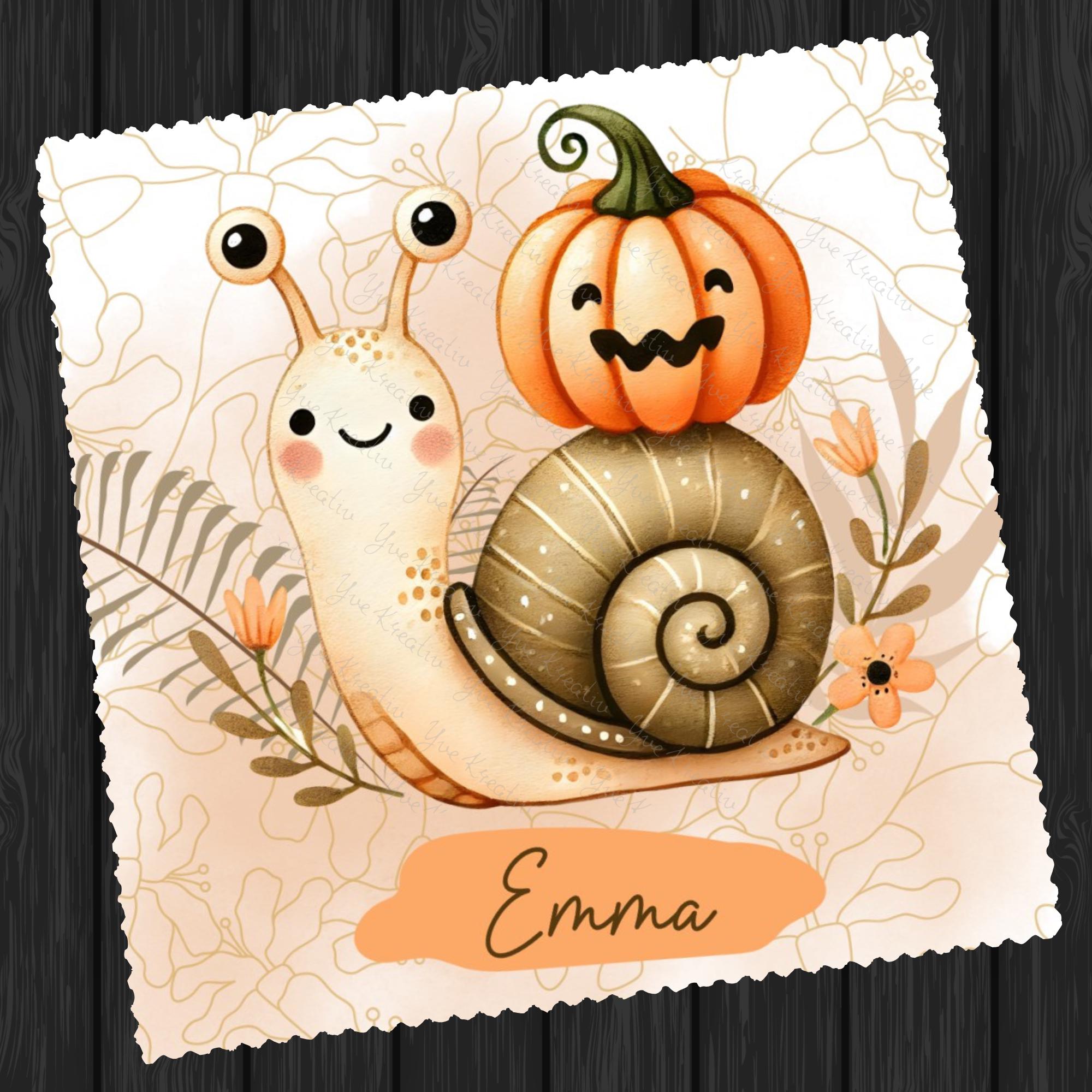 Brillenputztuch Herbst Schnecke personalisiert mit Namen bedrucktes Mikrofasertuch für Display Handy Sonnenbrille Geschenk Halloween #TI163P Brillenputztuch Herbst Schnecke personalisiert mit Namen bedrucktes Mikrofasertuch für Display Handy Sonnenbrille Geschenk Halloween #TI163P