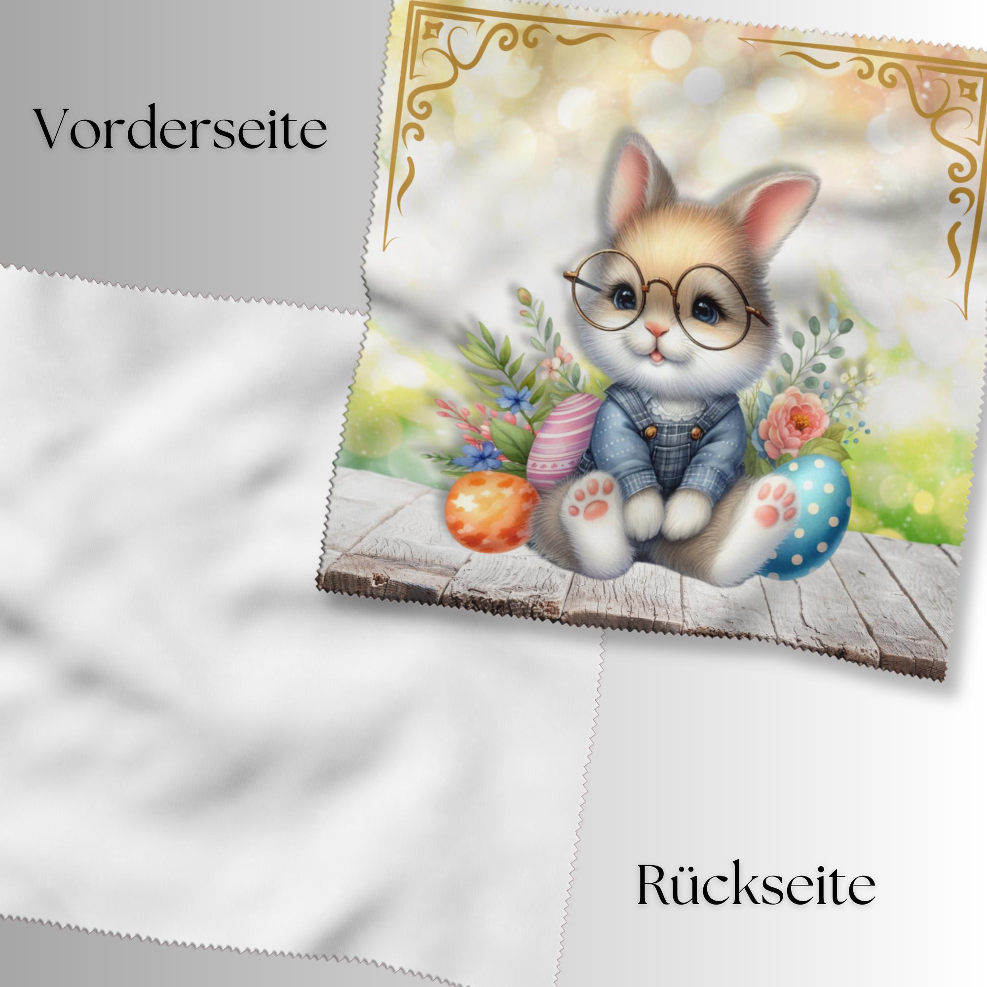 Brillenputztuch Geschenk zu Ostern bedrucktes Mikrofasertuch Ostergeschenk für Brillen Kameratuch Tuch für Displays Objektive  #OS12