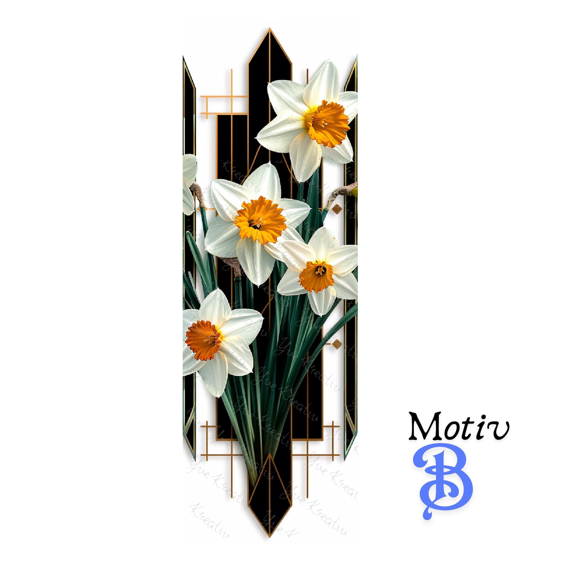 Lesezeichen aus Aluminium Geschenk zum Geburtstag Buchgeschenk "Motiv Sonnenblume ODER Narzisse" Bookmark - 2 Motive zur Auswahl  #LEALU