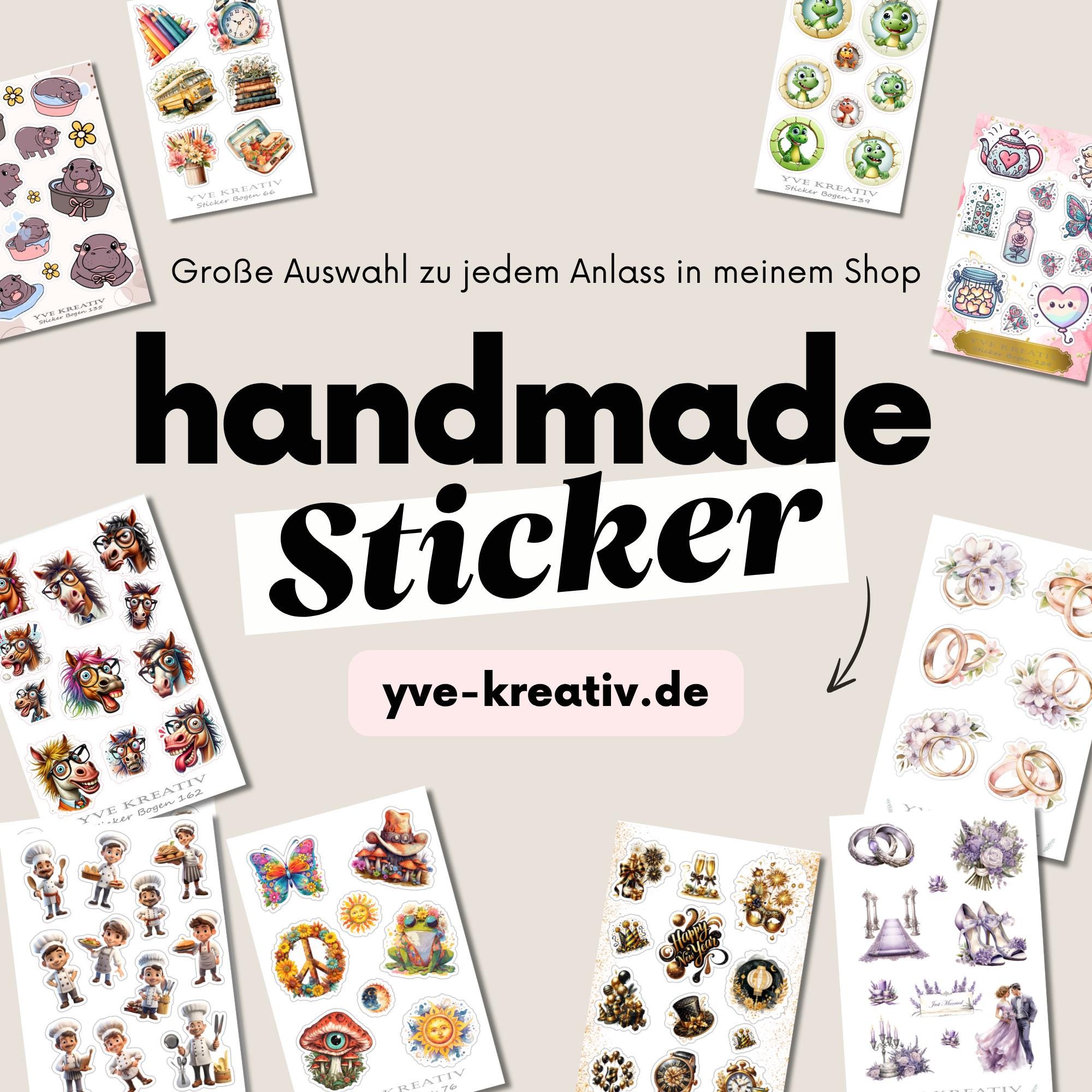 Kürbis Aufkleber Halloween Sticker Herbst Dekoration bunte Kürbisse Stickerbogen zur Auswahl in Weiß - Transparent - Matt - Glanz #SBA6