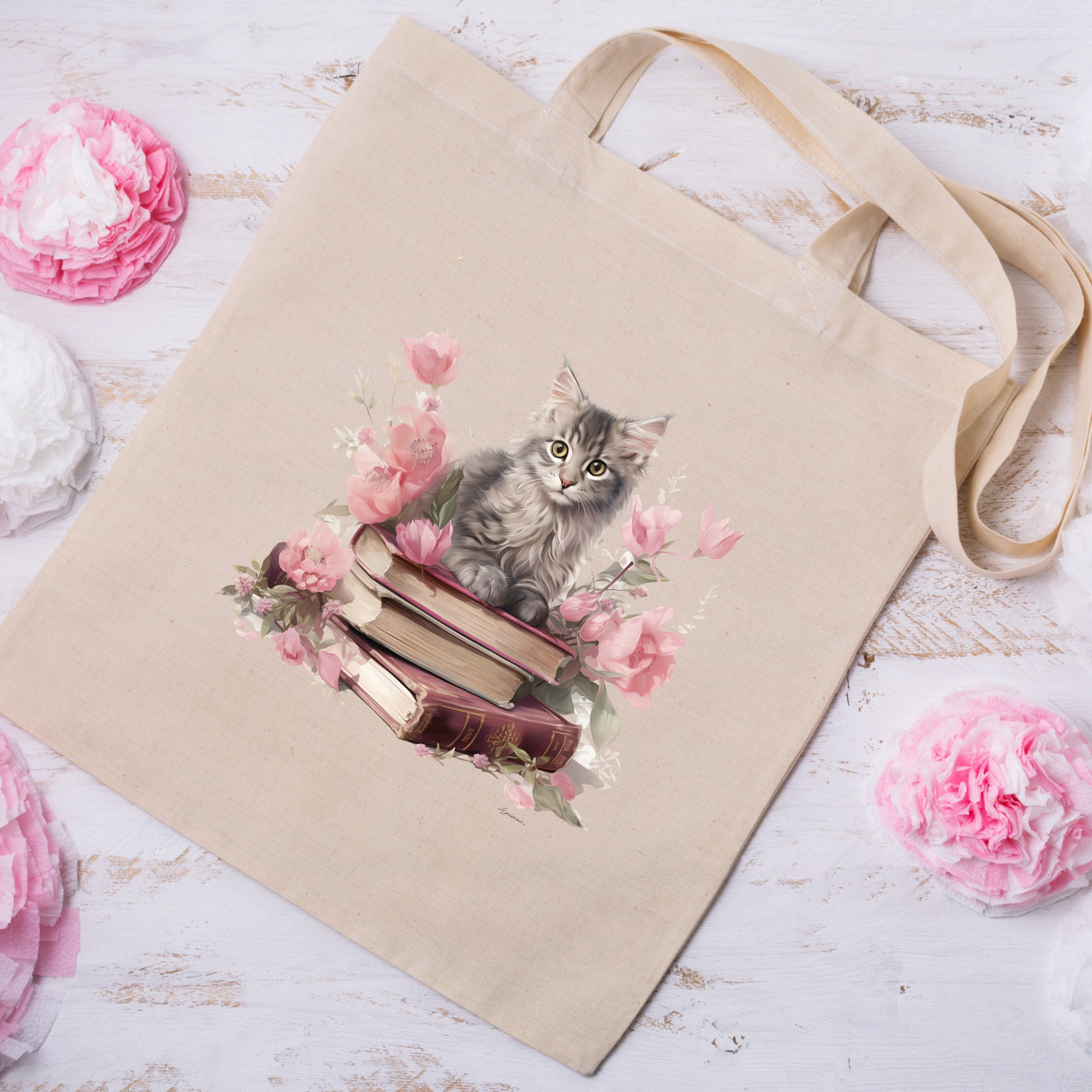 Stofftasche, Stoffbeutel, Büchertasche, Einkaufstasche, Tasche, Geschenk zum  Geburtstag, in Weiß oder Beige  #STSUB