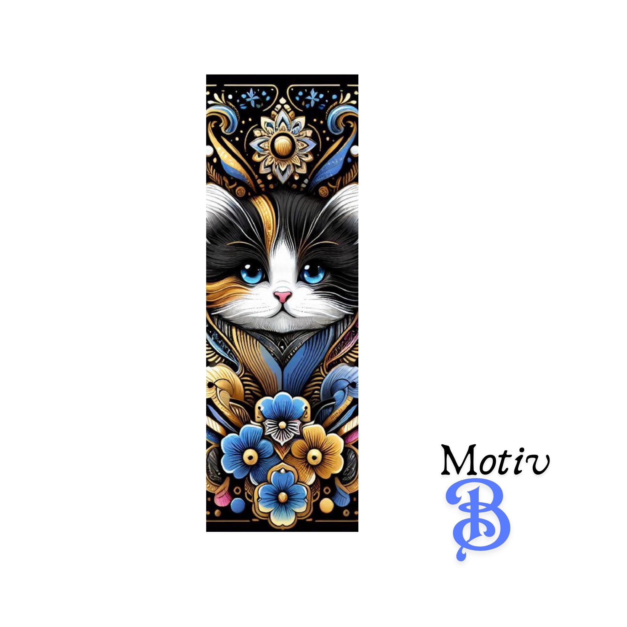 Lesezeichen aus Aluminium Geschenk zum Geburtstag Buchgeschenk "Motiv Katze" Bookmark - 2 Motive zur Auswahl  #LEALU