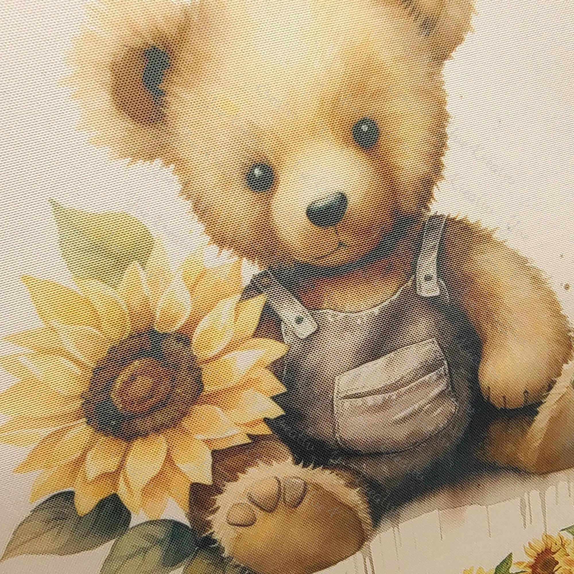 Stofftasche Teddybär Stoffbeutel Teddy Bär Sonnenblume Einkaufstasche Tasche Mitbringsel Geburtstag Geschenk Bärenfreunde #STSUB Stofftasche Teddybär Stoffbeutel Teddy Bär Sonnenblume Einkaufstasche Tasche Mitbringsel Geburtstag Geschenk Bärenfreunde #STSUB