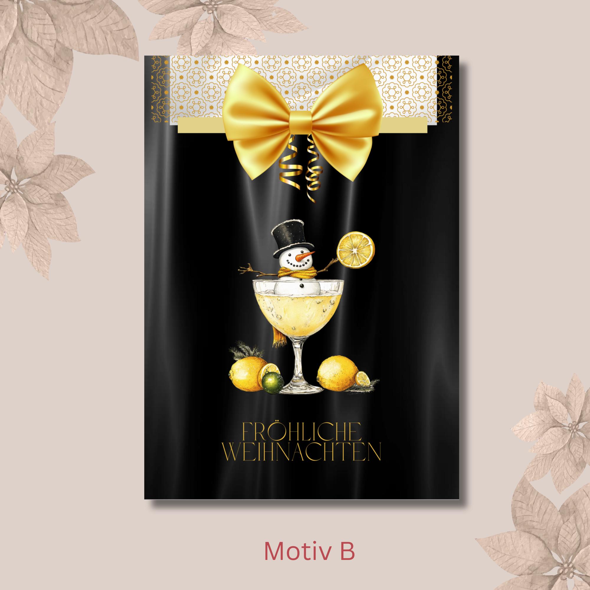 Weihnachtskarte, 2 Kartenmotive zur Auswahl, Postkarte, Grußkarte, Geschenkkarte, Weihnachtsgruß  #PHO