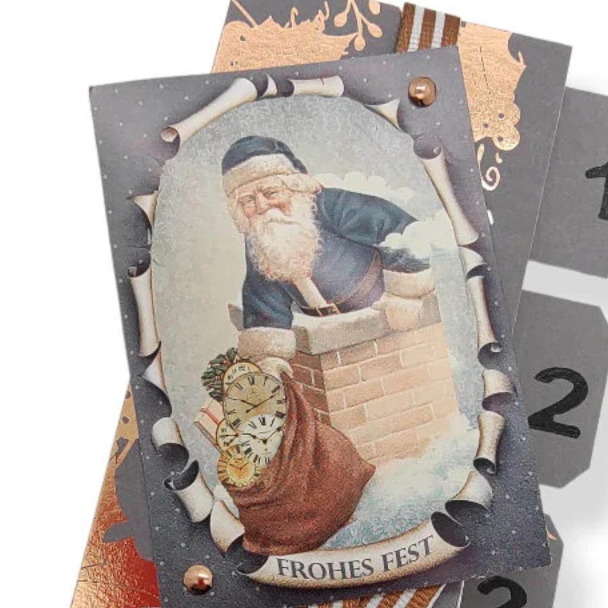 Adventskalender zum Befüllen aus 4 Streichholzschachteln Upcycling kleine Adventsgeschenke Geldgeschenk Weihnachten Mitbringsel #613960910