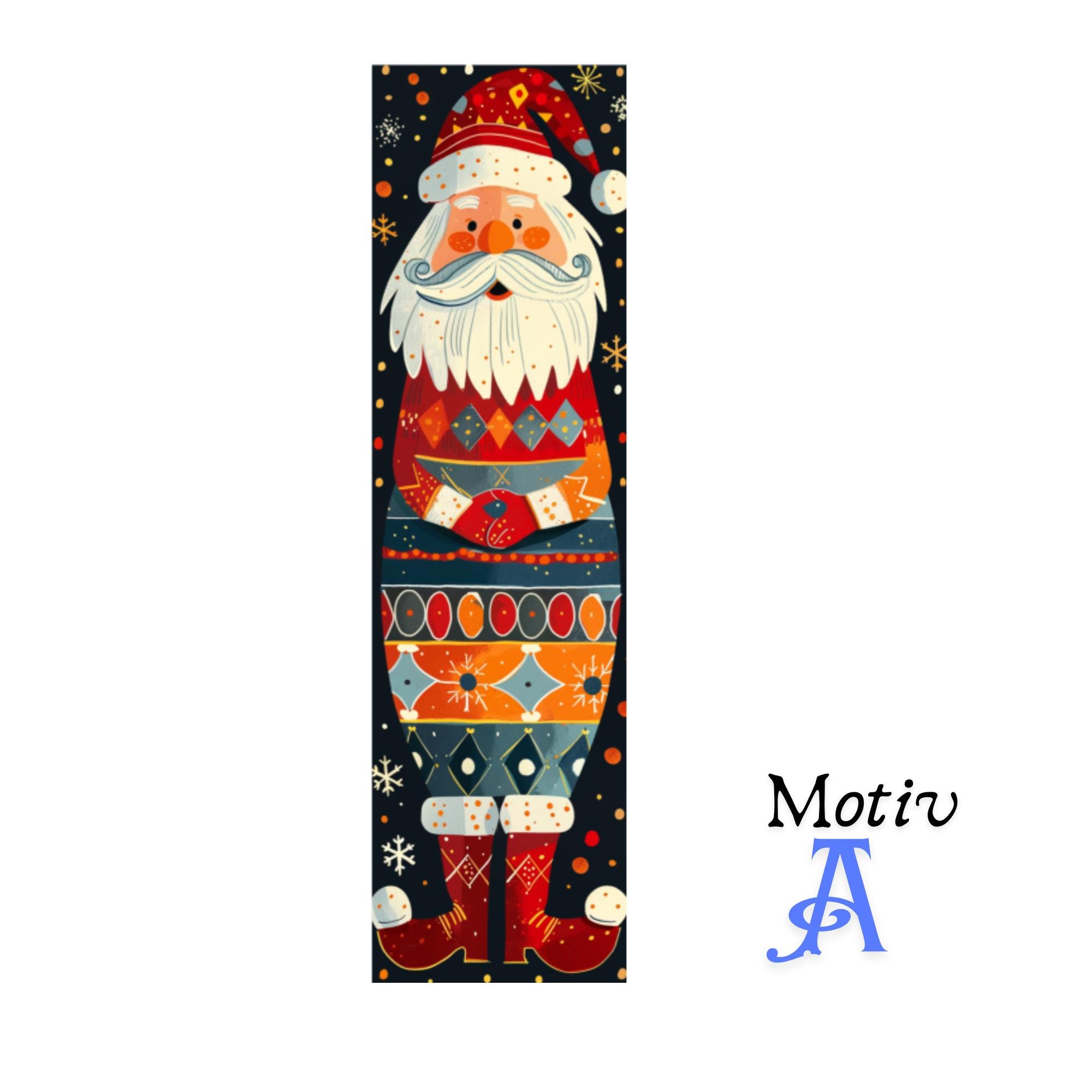 Lesezeichen aus Aluminium Geschenk zu Weihnachten oder für Adventskalender Bücher Bookmark - 2 Motive zur Auswahl  #LEALU