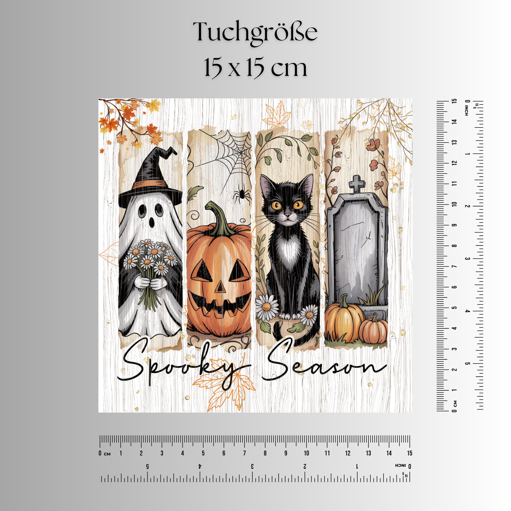 Brillenputztuch Halloween bedrucktes Mikrofasertuch für Sonnenbrille Displays Handy Herbst Geschenk Halloween Mitbringsel Herbst #SA11