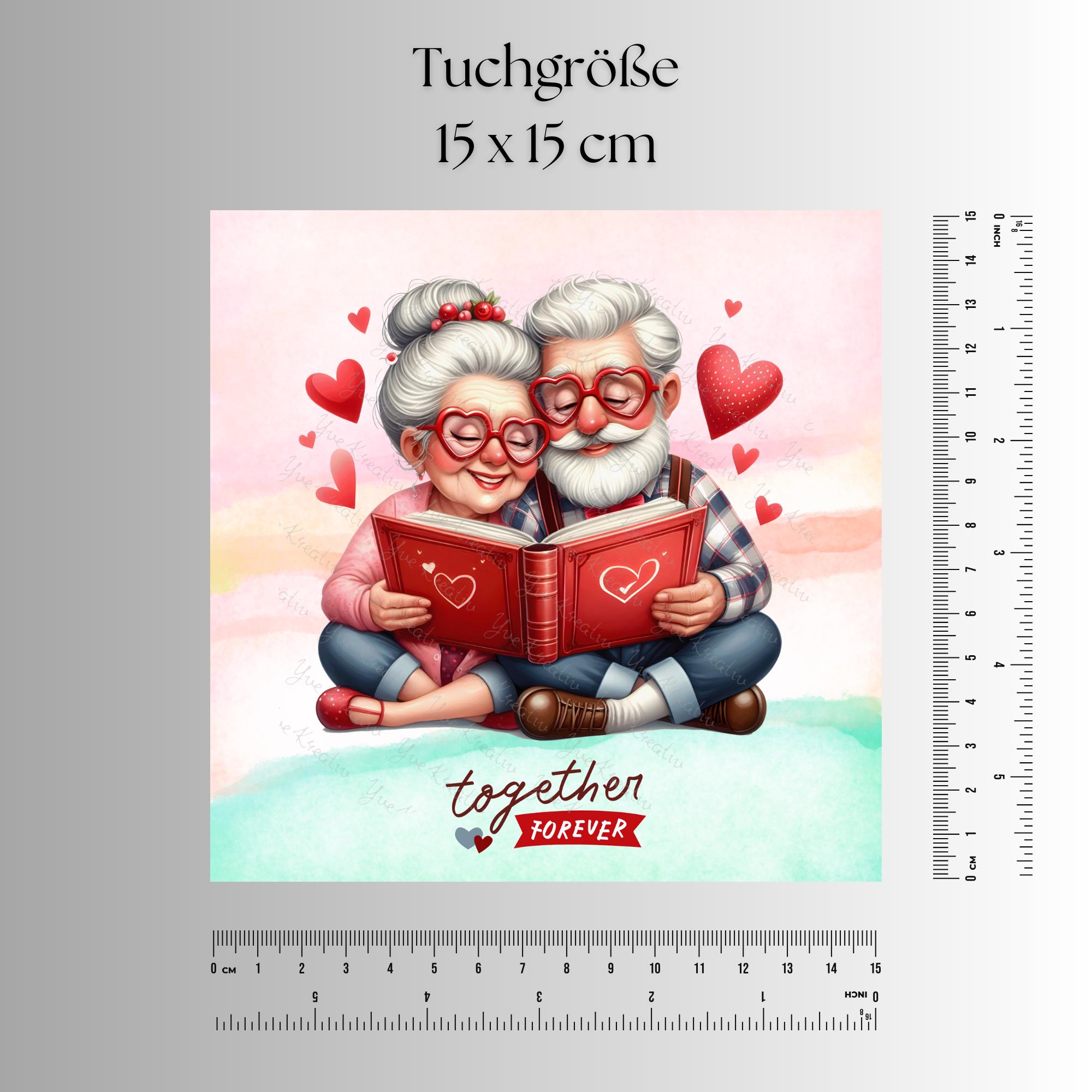 Brillenputztuch – Individuell bedrucktes Mikrofasertuch für Brillen, Displays & mehr | Perfektes Geschenk Hochzeitstag, Valentinstag #HO5