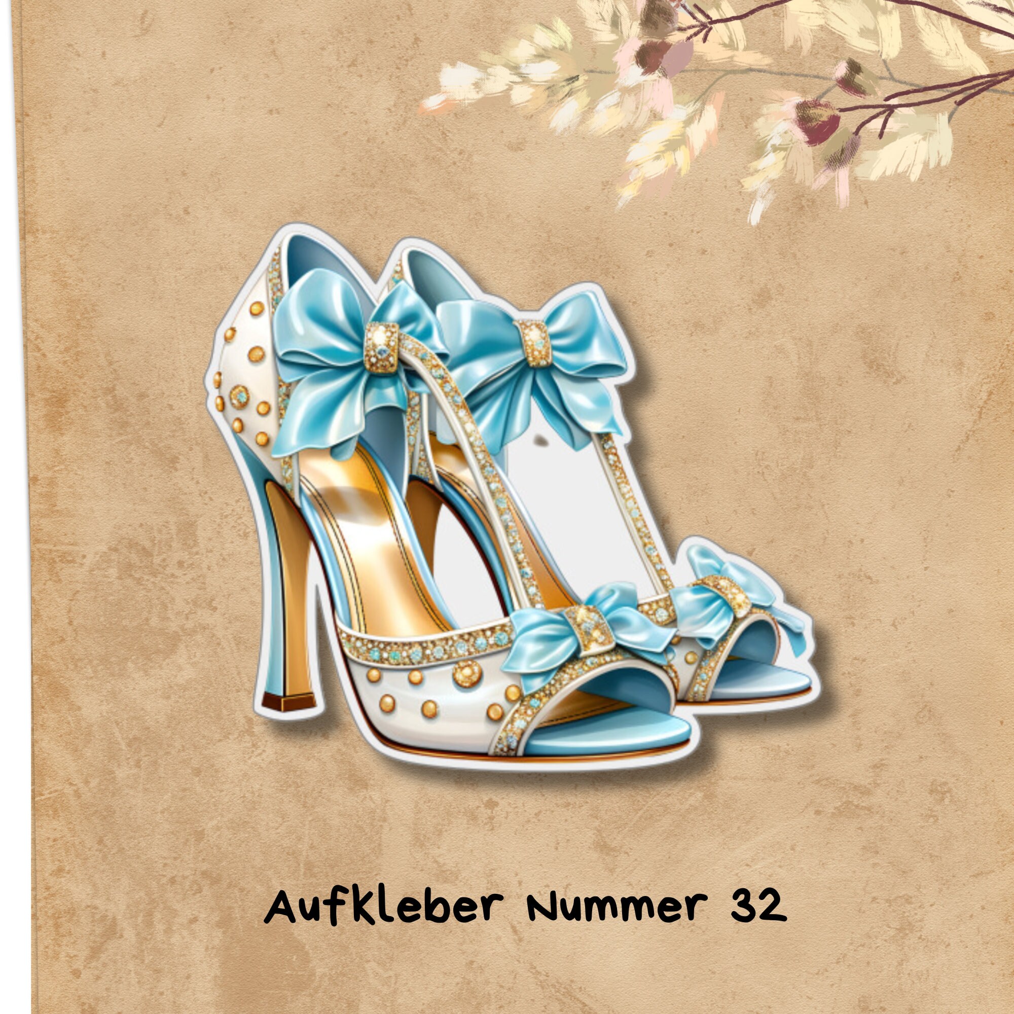 Kofferaufkleber, Großer Aufkleber Schuhe, Reiseaufkleber, Sticker, großer Koffersticker in Weiß oder Transparent  #SEG8