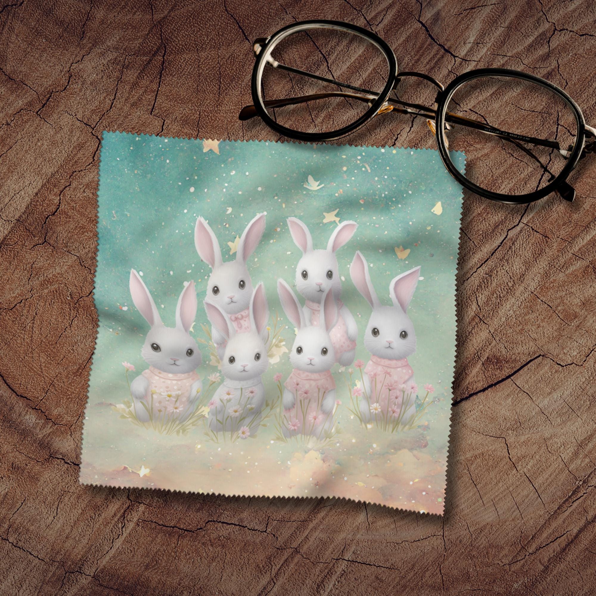 Brillenputztuch Geschenk zu Ostern bedrucktes Mikrofasertuch Ostergeschenk für Brillen Kameratuch Tuch für Displays Objektive  #OS15