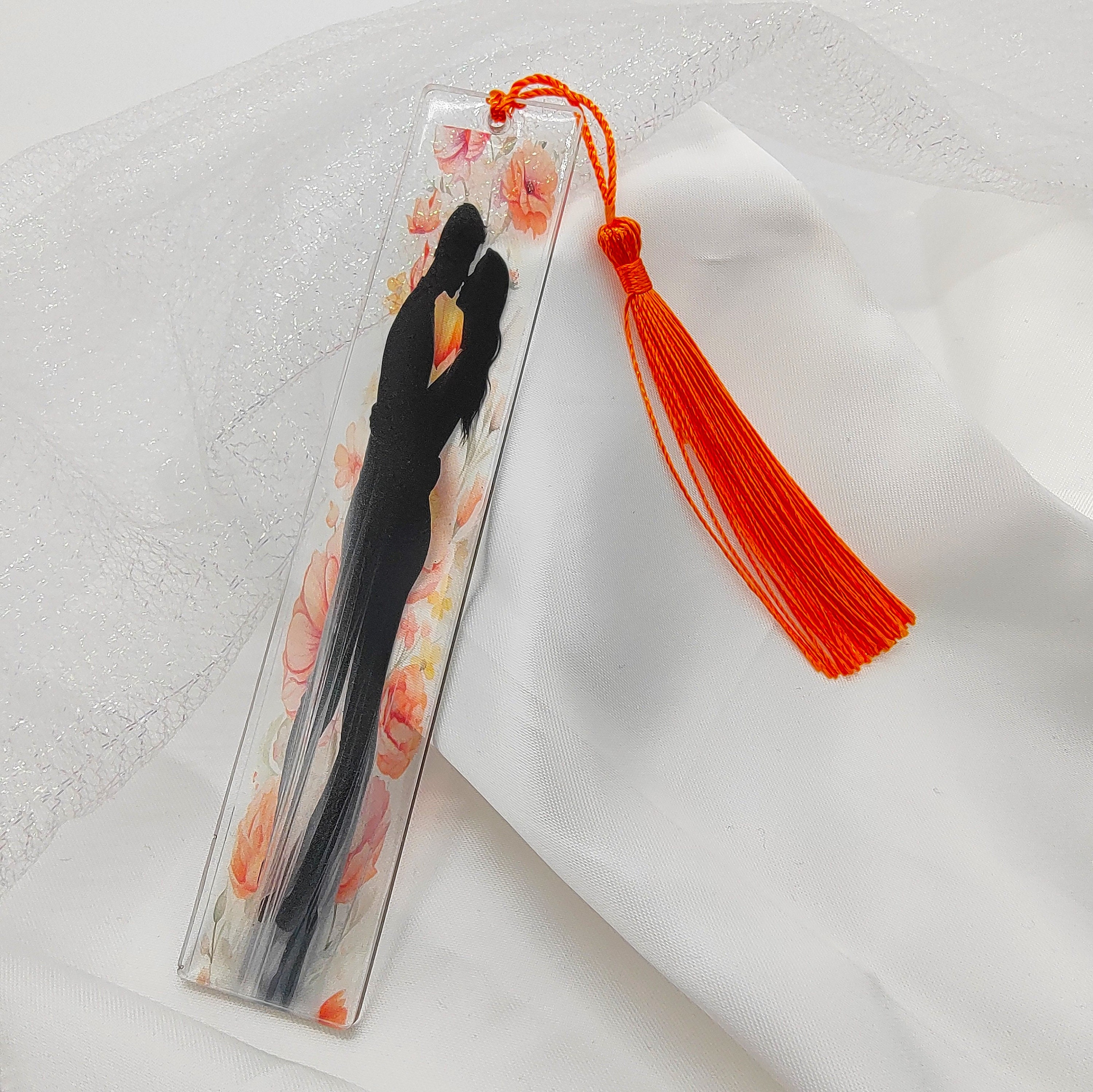 Lesezeichen aus Epoxidharz transparent Valentinstag Geschenk Geburtstag Verlobung Mitbringsel zum Buchgeschenk #LEEPOX