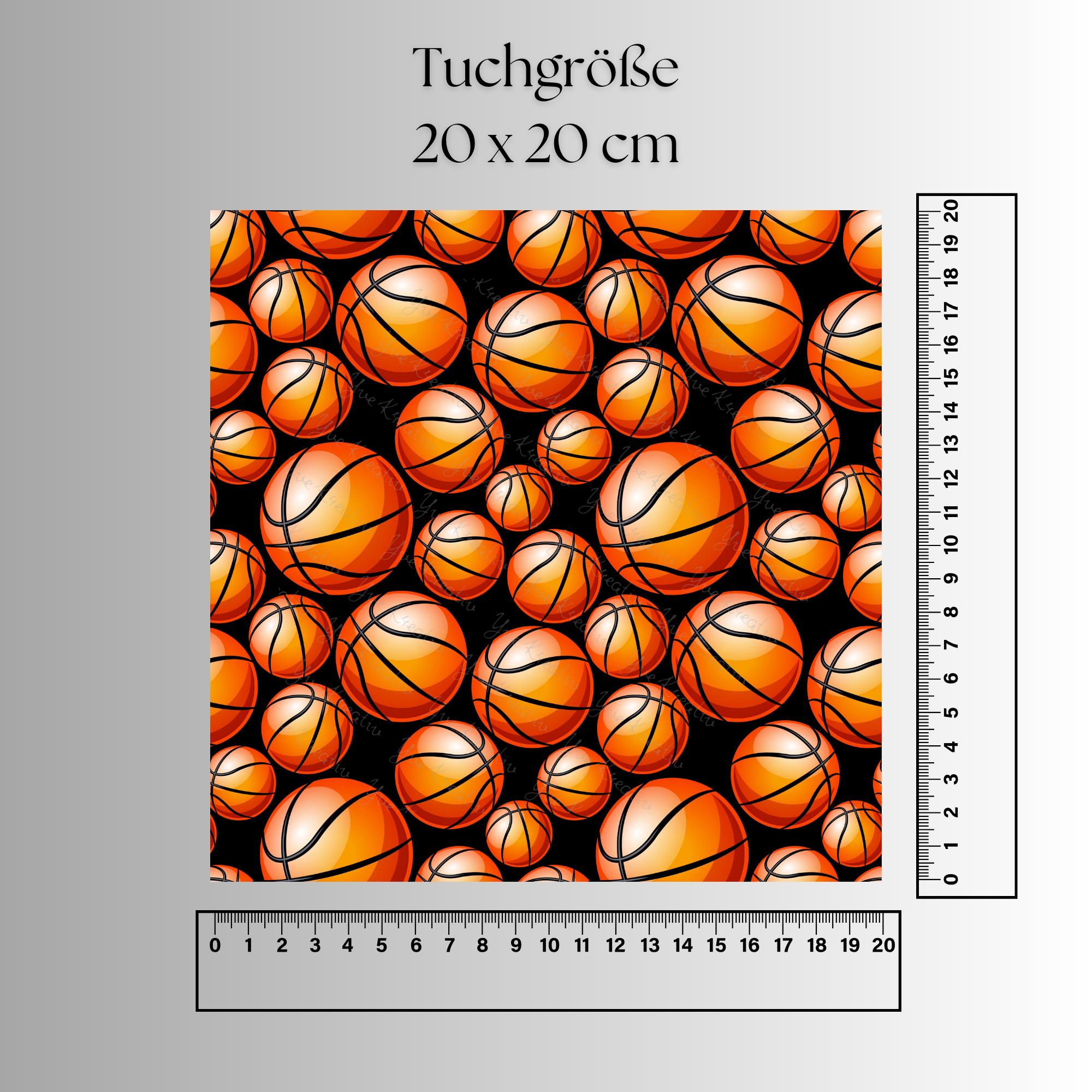 Brillenputztuch 3 Motive zur Auswahl bedrucktes Mikrofasertuch für Brillen Tuch für Displays Geschenk für Basketballer #SP25abc