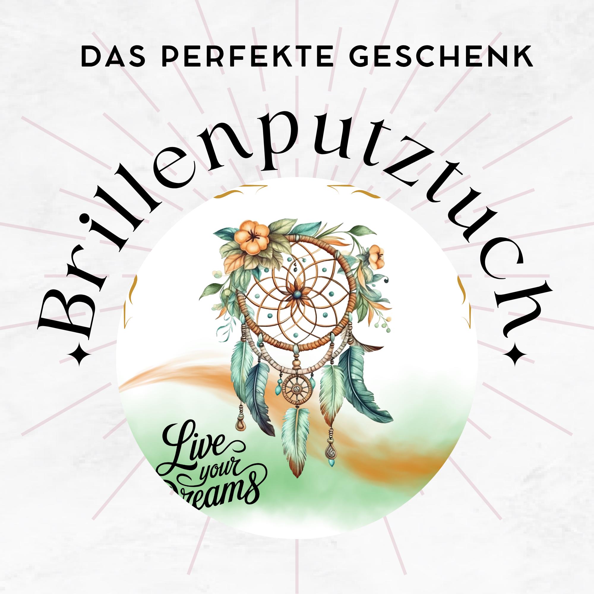 Brillenputztuch Lebe Deinen Traum bedrucktes Mikrofasertuch für Sonnenbrille Mitbringsel Freundin Geschenkidee Frau Geschenk #MO7 Brillenputztuch Lebe Deinen Traum bedrucktes Mikrofasertuch für Sonnenbrille Mitbringsel Freundin Geschenkidee Frau Geschenk #MO7