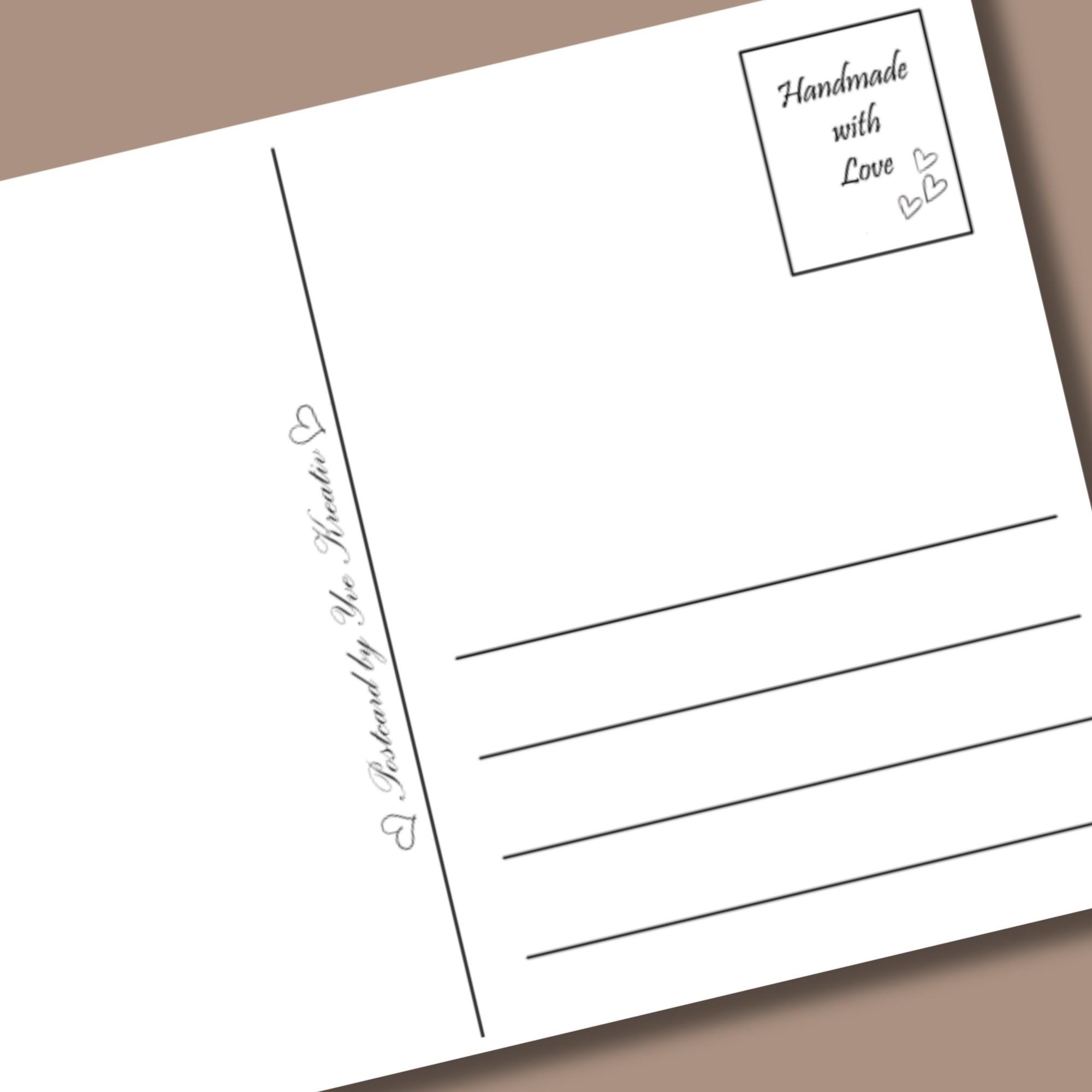 Postkarte Lustigers Rentier Grußkarte Karte zu Weihnachten Weihnachtskarte Geschenkkarte Leinenstruktur Karte A6 #PWE198