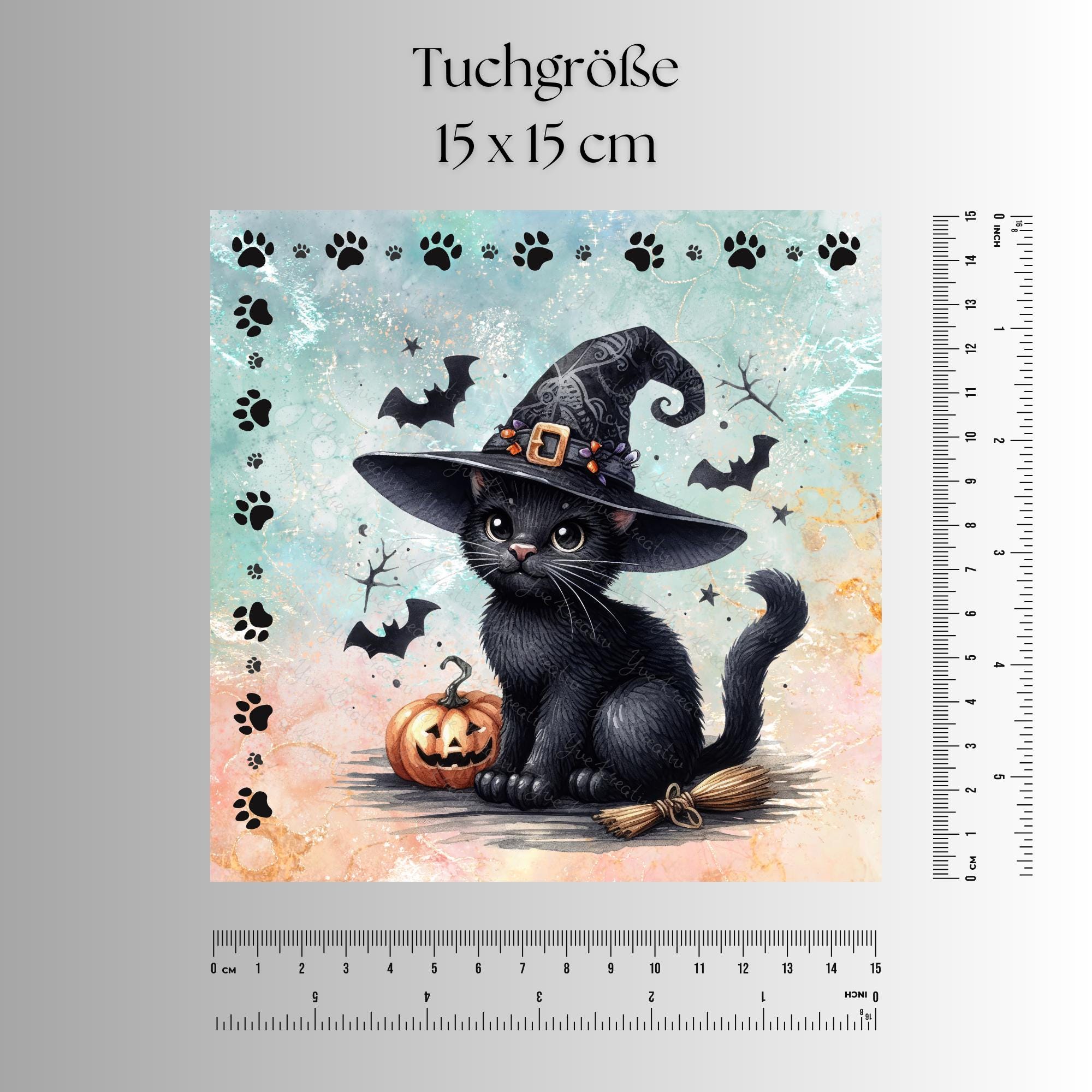 Brillenputztuch Schwarze Katze bedrucktes Mikrofasertuch für Sonnenbrille Displays Handy Katzenfreund Geschenk Halloween Mitbringsel #TI169 Brillenputztuch Schwarze Katze bedrucktes Mikrofasertuch für Sonnenbrille Displays Handy Katzenfreund Geschenk Halloween Mitbringsel #TI169