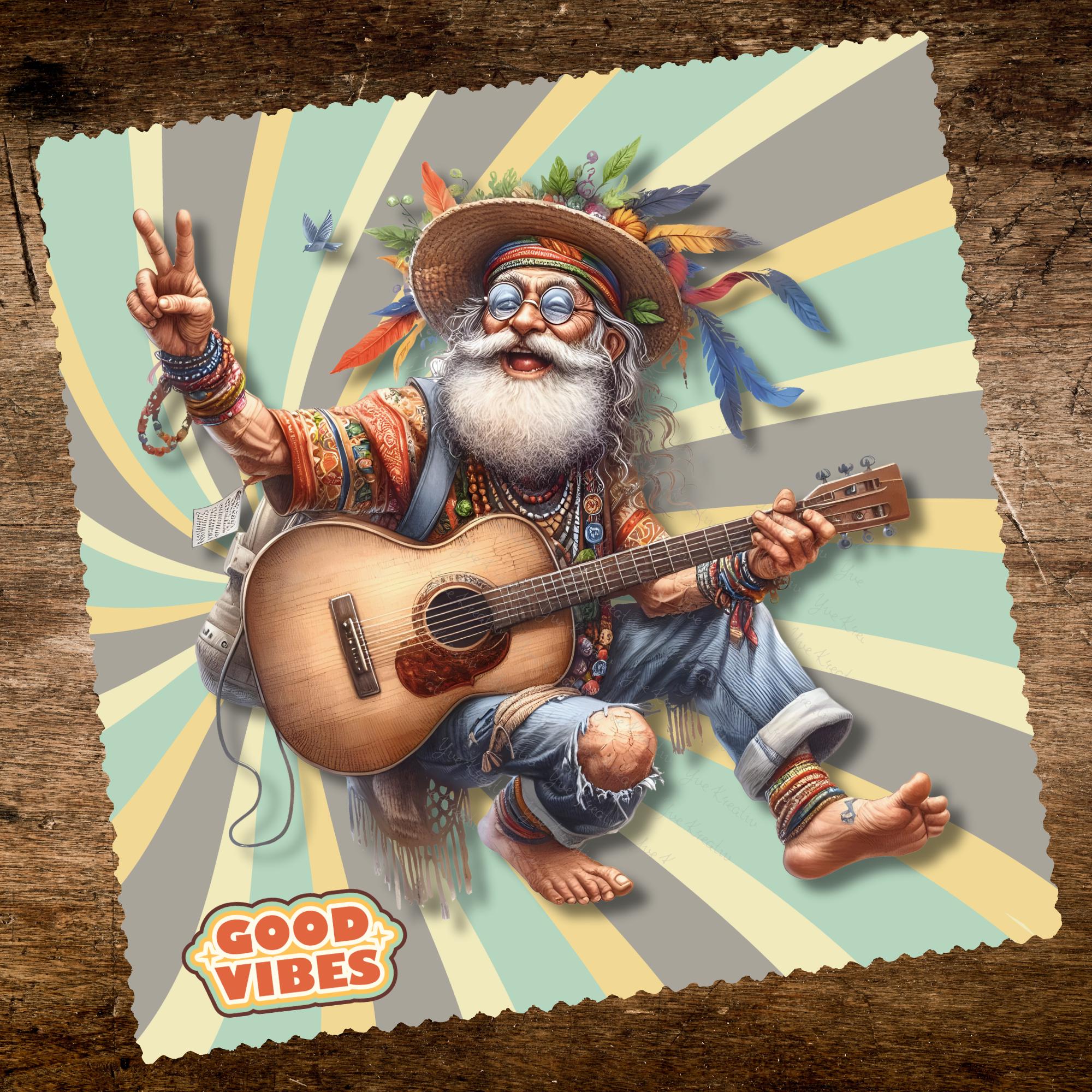 Brillenputztuch Hippie Gitarre bedrucktes Mikrofasertuch für Sonnenbrille Display Handy Geschenk Musiker Mitbringsel Gitarrenspieler #MC19 Brillenputztuch Hippie Gitarre bedrucktes Mikrofasertuch für Sonnenbrille Display Handy Geschenk Musiker Mitbringsel Gitarrenspieler #MC19