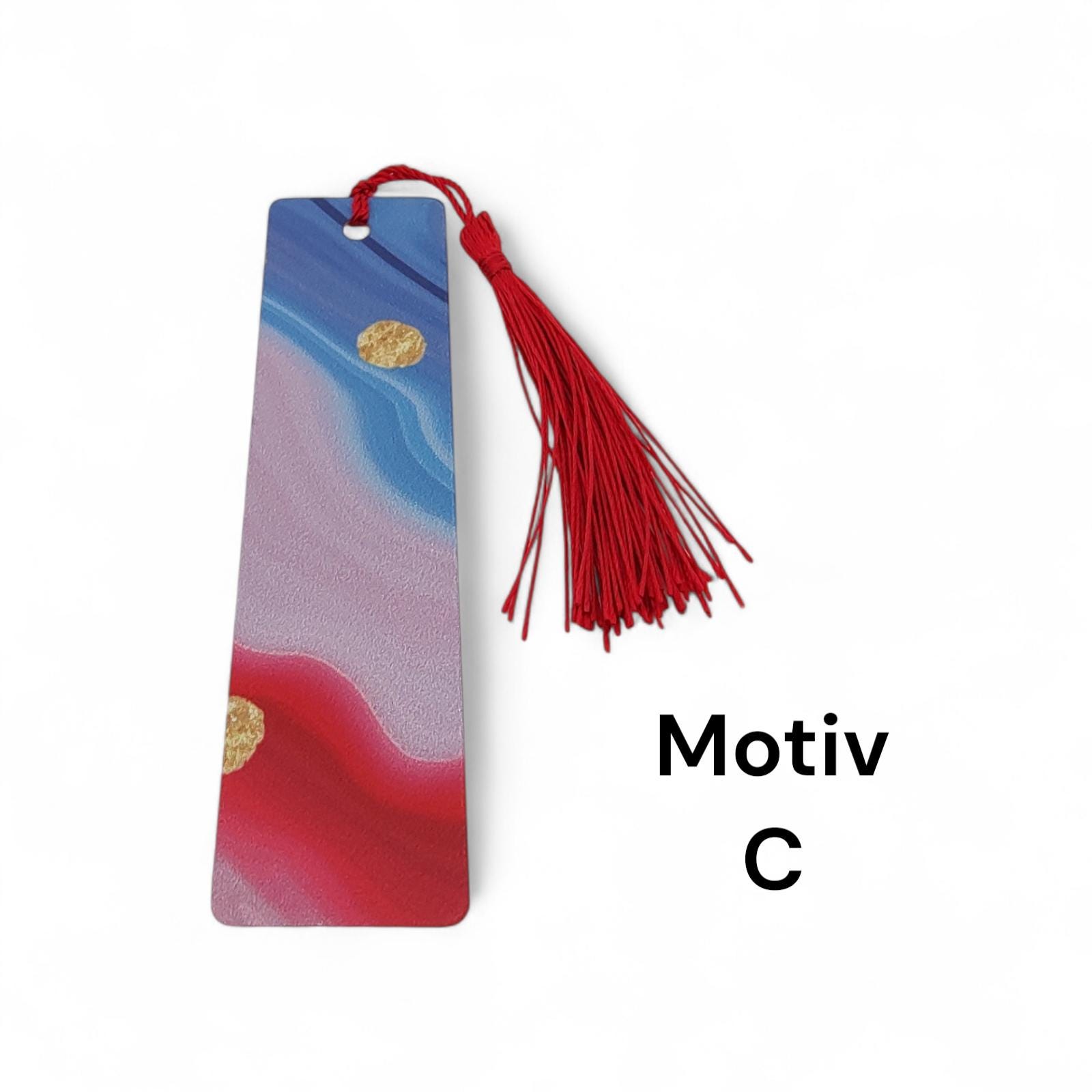 Lesezeichen aus Aluminium Geschenk zum Geburtstag, Muttertag, Buchgeschenk  Bookmark - 3 Motive zur Auswahl  #LEALU