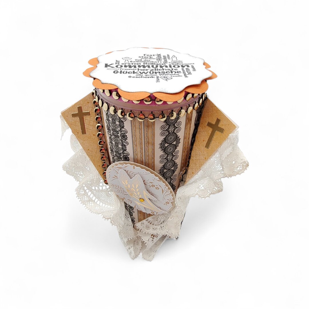 Dose / Schachtel zur Kommunion - Geldgeschenk Geschenkbox #627796075
