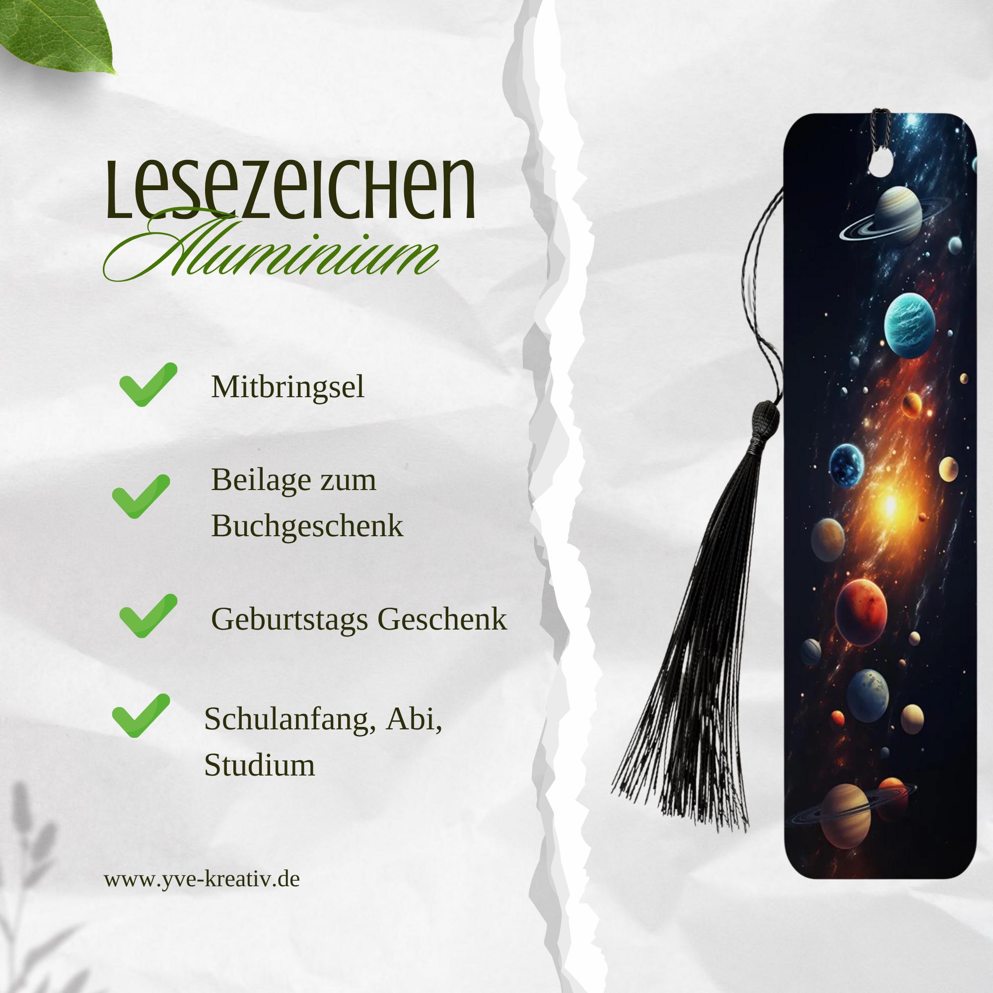 Lesezeichen aus Metall Weltraum Geschenk Planeten Bücherzeichen Mitbringsel Astronomie Fan Bookmark Planeten - 2 Motive zur Auswahl #LEALU Lesezeichen aus Metall Weltraum Geschenk Planeten Bücherzeichen Mitbringsel Astronomie Fan Bookmark Planeten - 2 Motive zur Auswahl #LEALU