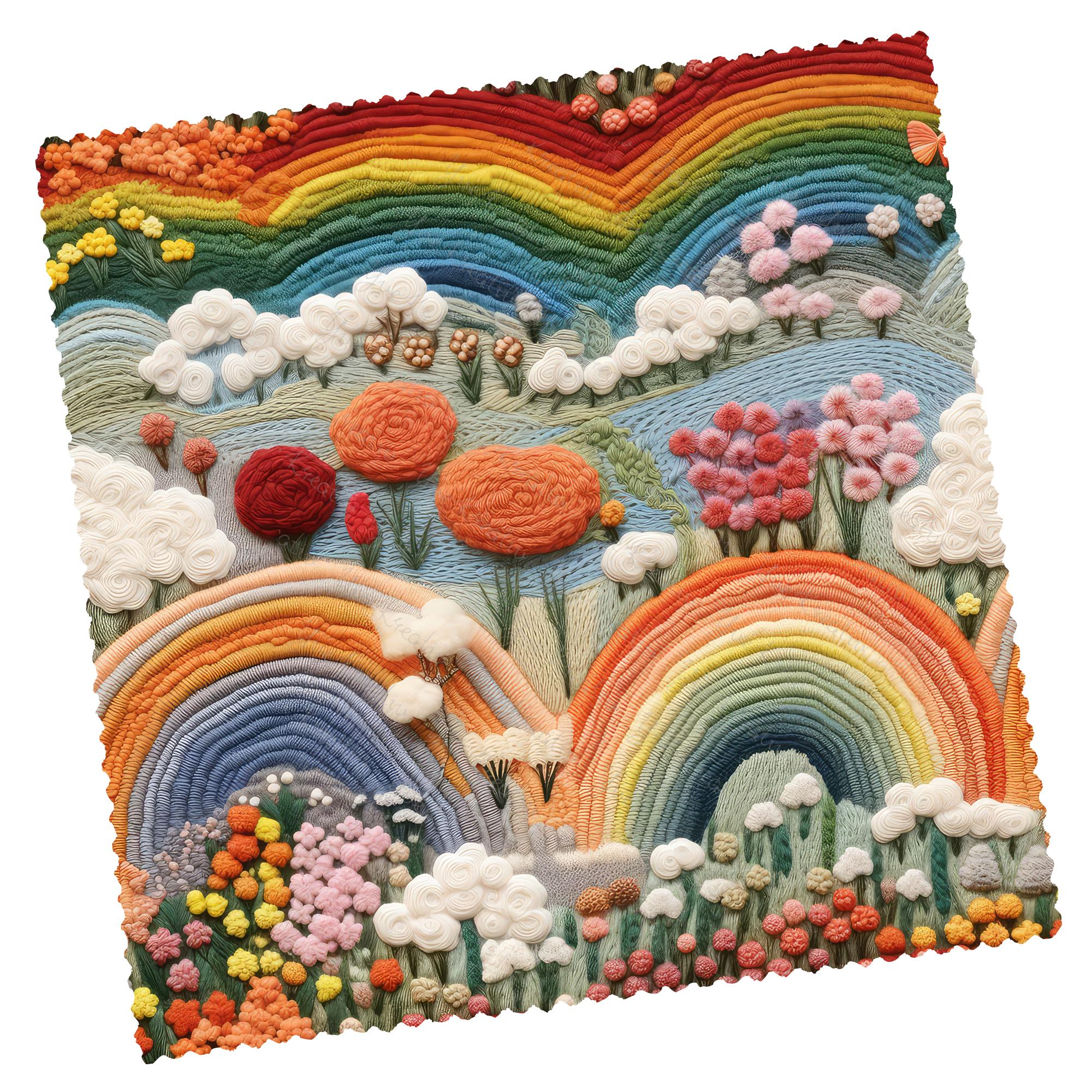 Brillenputztuch Regenbogen Land Geschenk Einschulung Mitbringsel Geburtstag bedrucktes Mikrofasertuch für Brillen Tuch für Displays #FA26