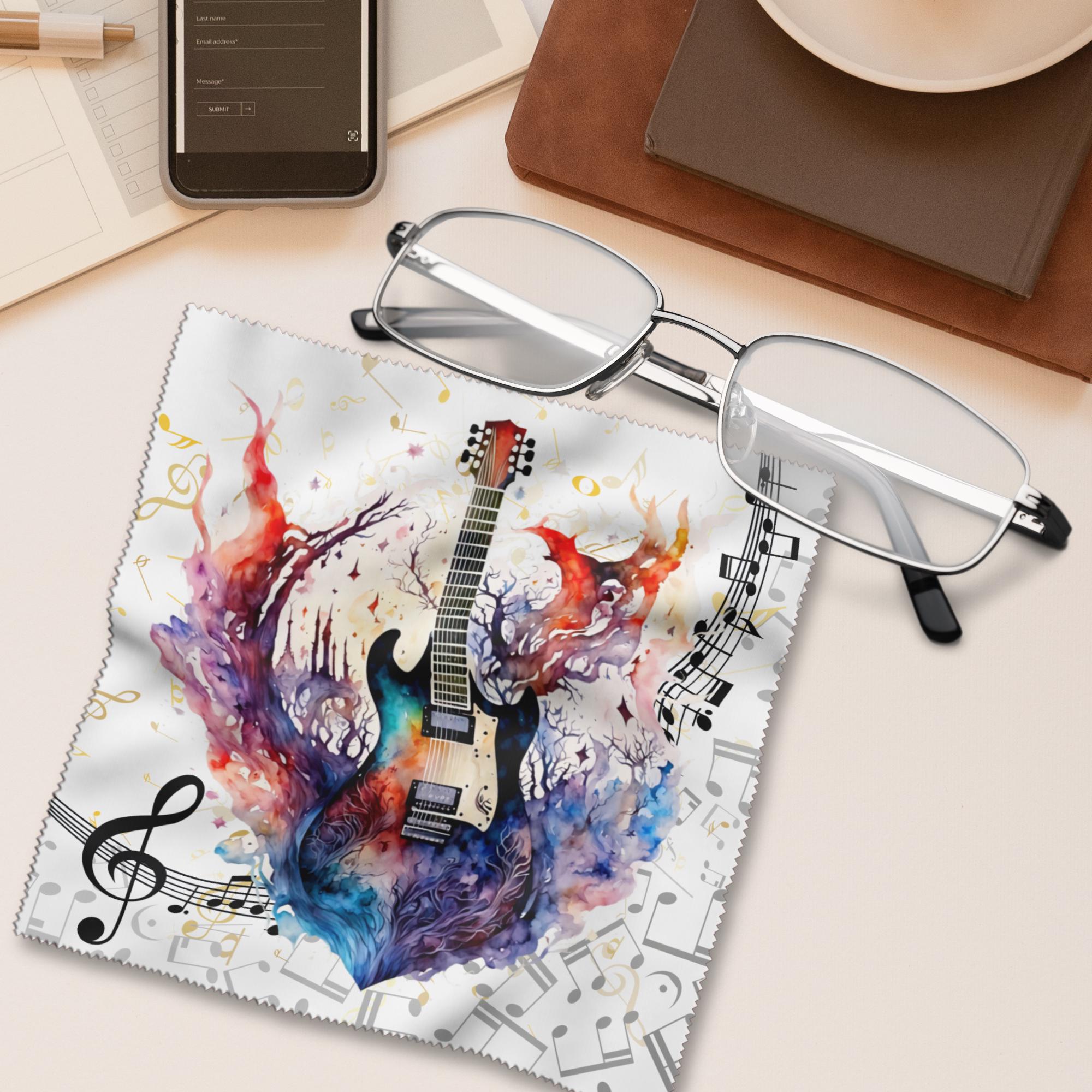 Mikrofaser Reinigungstuch für Brillen und Geräte Brillenputztuch – eine Freude für Musiker das perfekte Geschenk #MC2