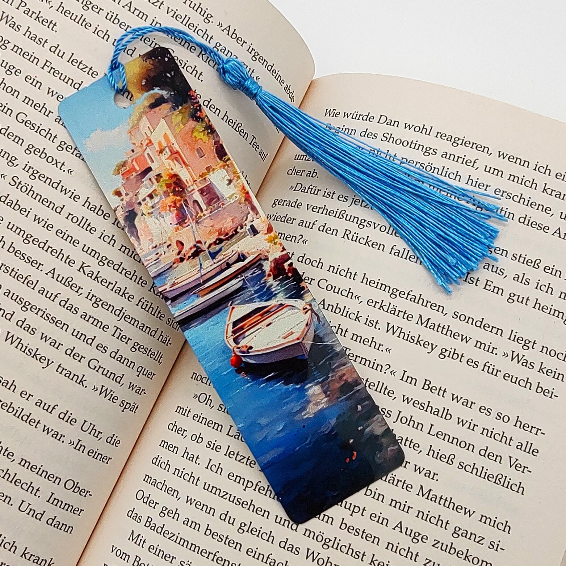 Lesezeichen aus Aluminium Geschenk Urlaub Gutschein Reise Maritim Mitbringsel Bücher Bookmark  #LEALU