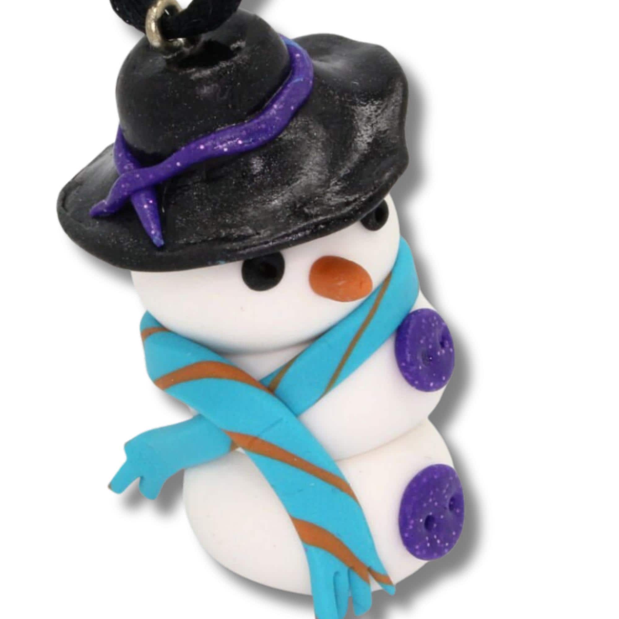 Weihnachtsbaum Anhänger Schneemann Ornament handmodellierte Weihnachtsfigur Christbaumschmuck Geschenkanhänger zu Weihnachten #627796163