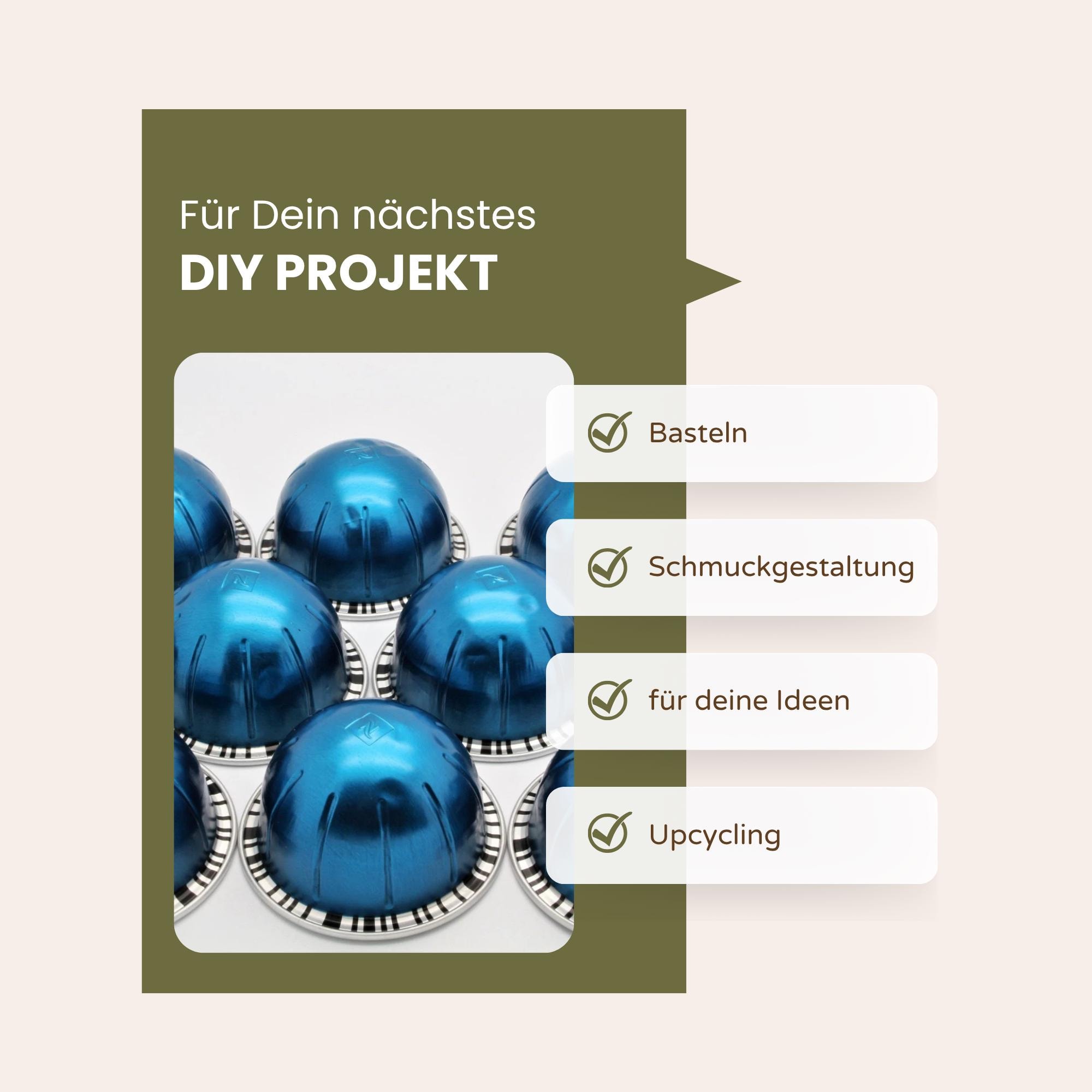10 leere GROSSE Kaffeekapseln Farbe blau zum Basteln Gestalten Bastelmaterial DIY Schmuckherstellung Zubehör #KVS 10 leere GROSSE Kaffeekapseln Farbe blau zum Basteln Gestalten Bastelmaterial DIY Schmuckherstellung Zubehör #KVS