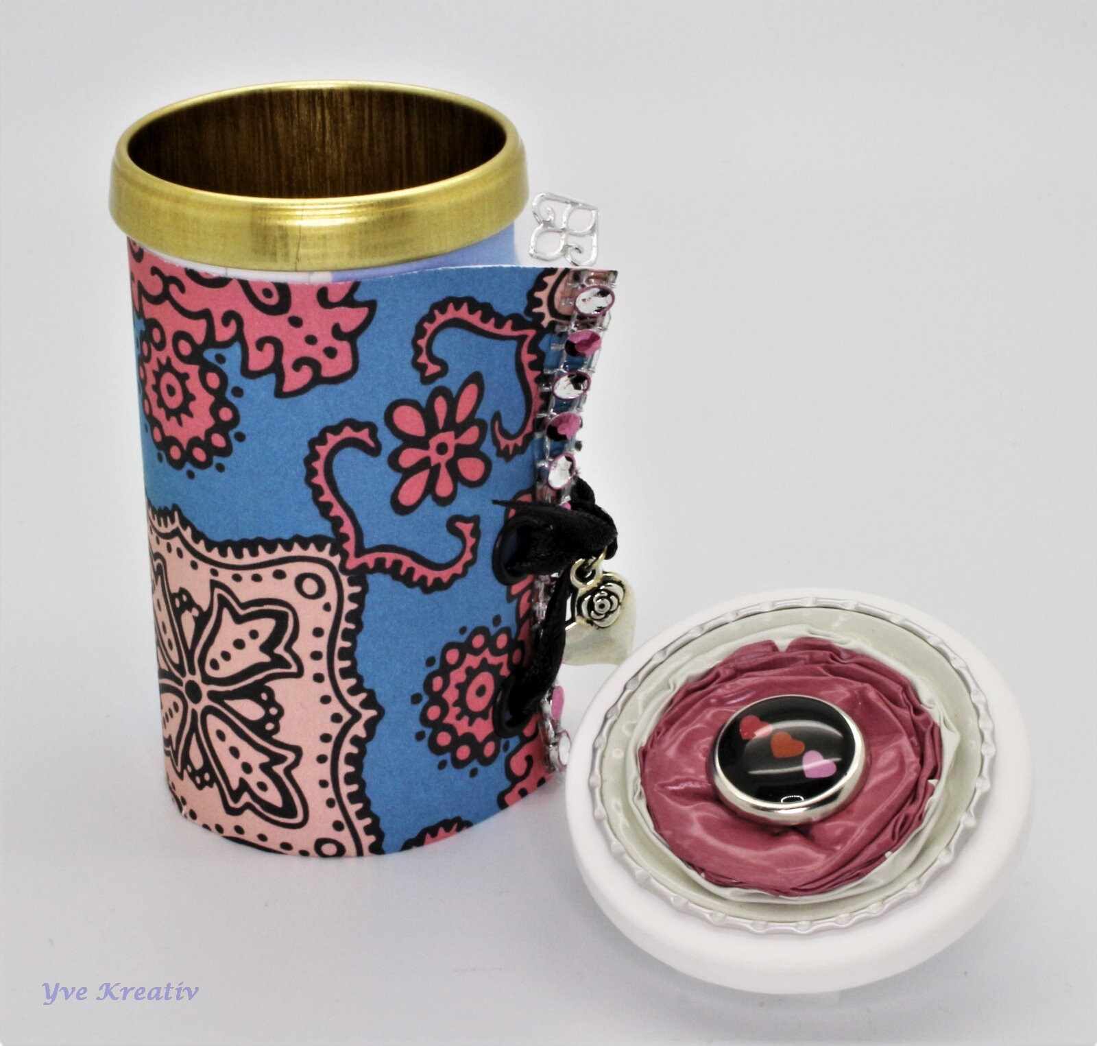 Metall Dose - Döschen / Schachtel / Box - Upcycling für Geldgeschenke Gutscheine Schmuckdöschen