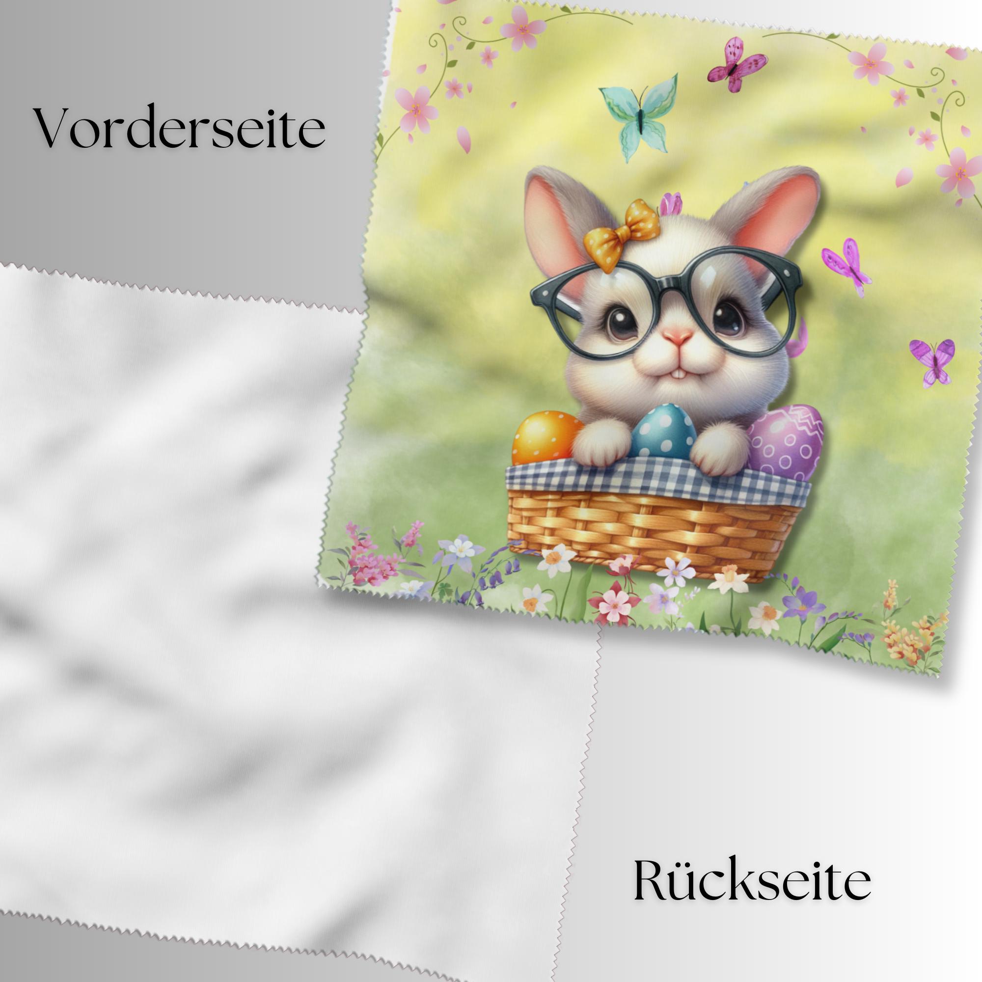 Brillenputztuch Geschenk zu Ostern bedrucktes Mikrofasertuch Ostergeschenk für Brillen Kameratuch Tuch für Displays Objektive  #OS10