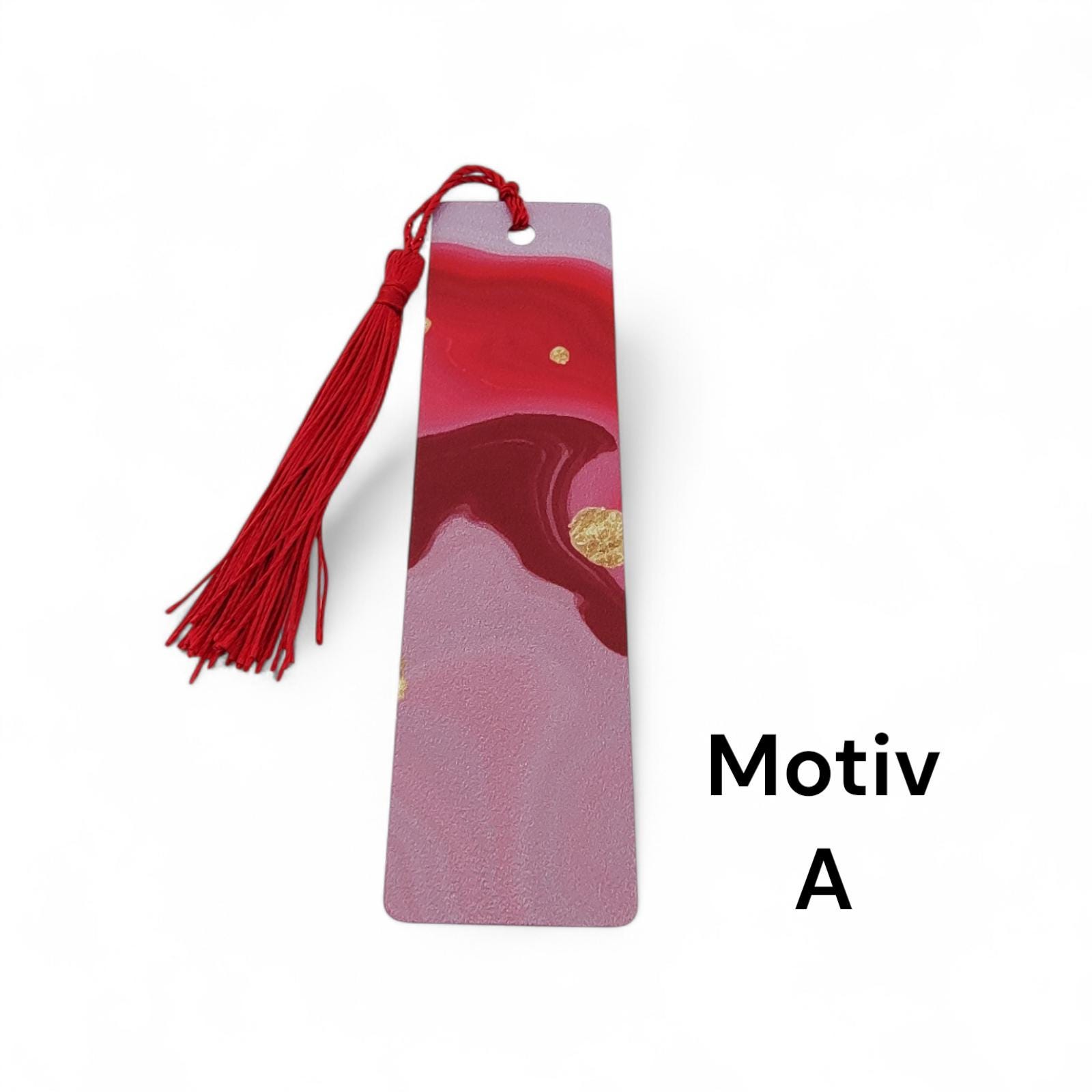 Lesezeichen aus Aluminium Geschenk zum Geburtstag, Muttertag, Buchgeschenk  Bookmark - 3 Motive zur Auswahl  #LEALU