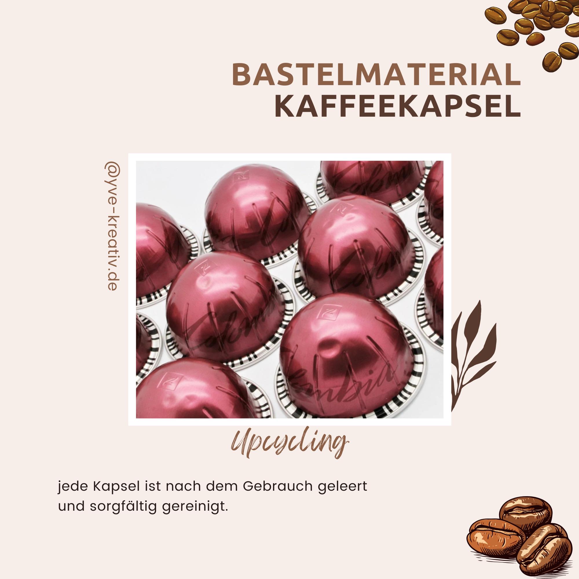 10 leere GROSSE Kaffeekapseln Farbe weinrot zum Basteln Gestalten Bastelmaterial DIY Schmuckherstellung Zubehör #KVS 10 leere GROSSE Kaffeekapseln Farbe weinrot zum Basteln Gestalten Bastelmaterial DIY Schmuckherstellung Zubehör #KVS