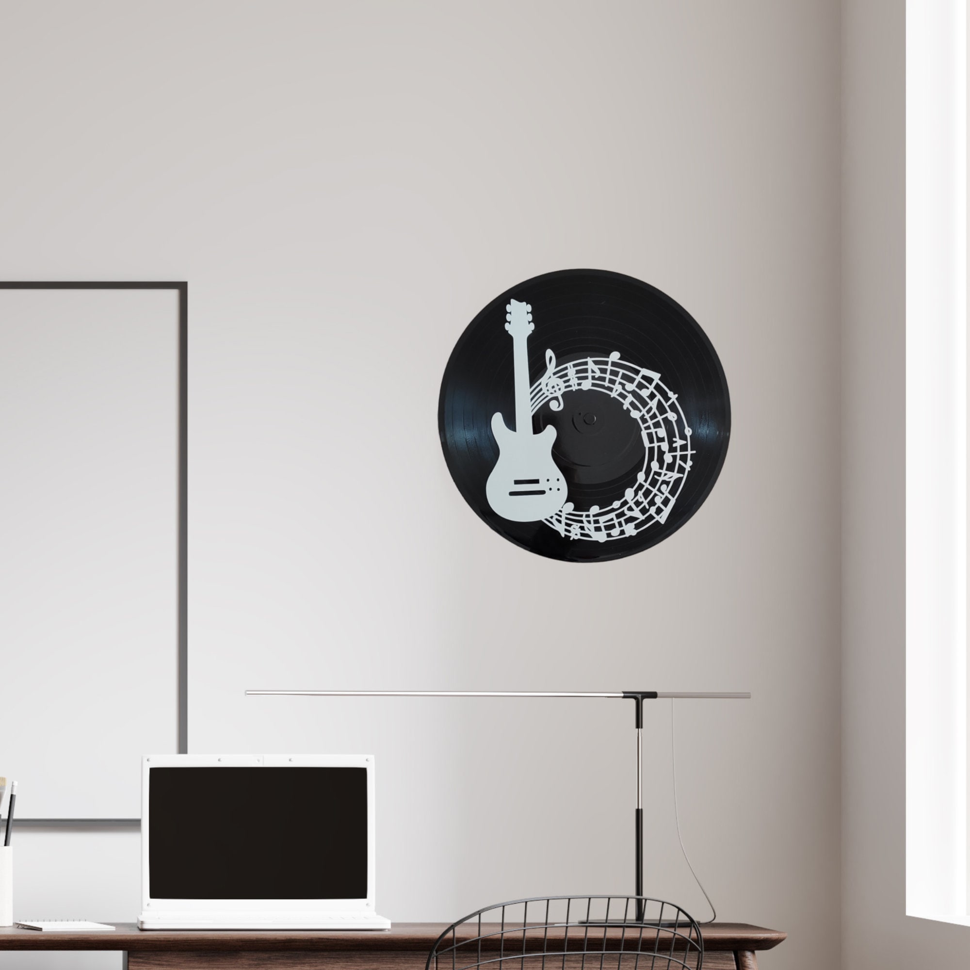 Vinyl Schallplatte ECHTE alte LP - aus Alt mach Neu - Wand Kunst Bild Dekoration Geschenk für Musiker