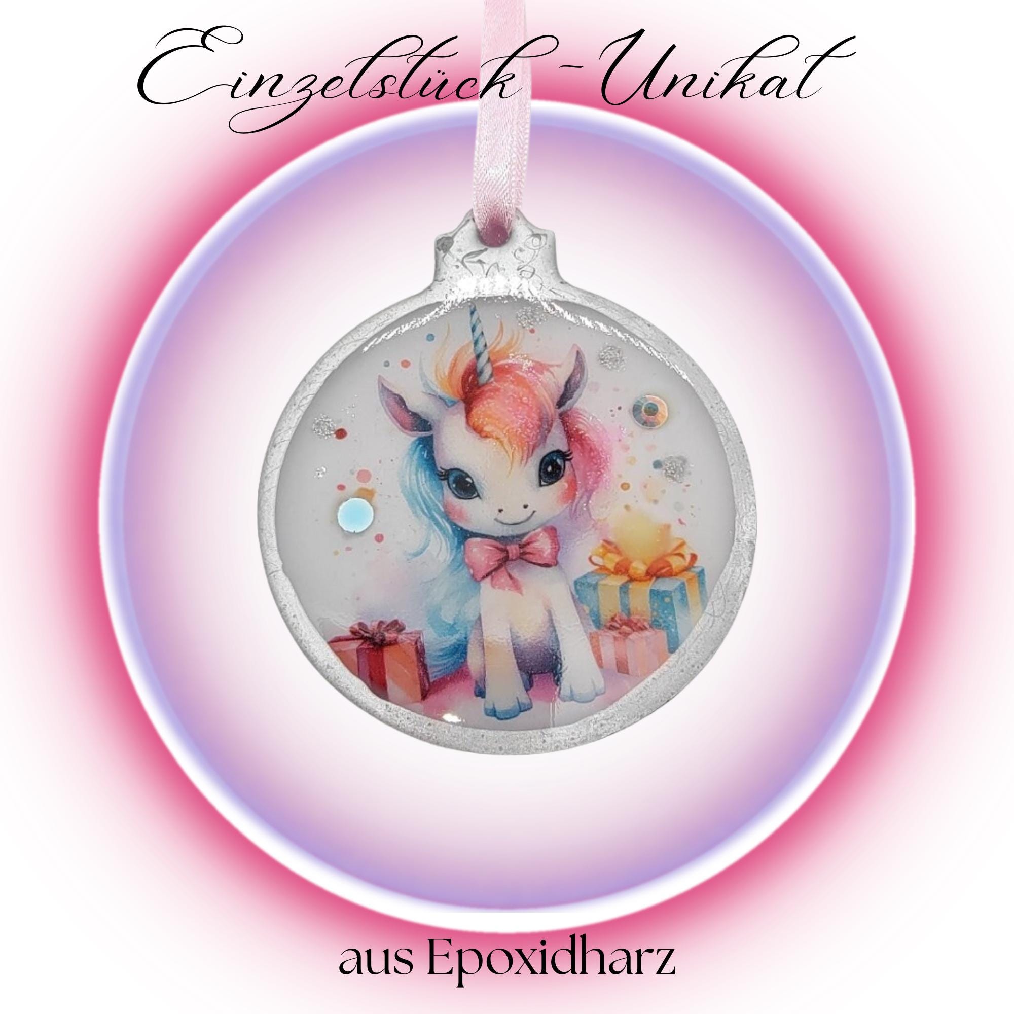 Weihnachtsschmuck Einhorn Baumanhänger Weihnachten Weihnachtsornamente Weihnachtskugel Geschenkanhänger Wichtel Geschenk #1606564442