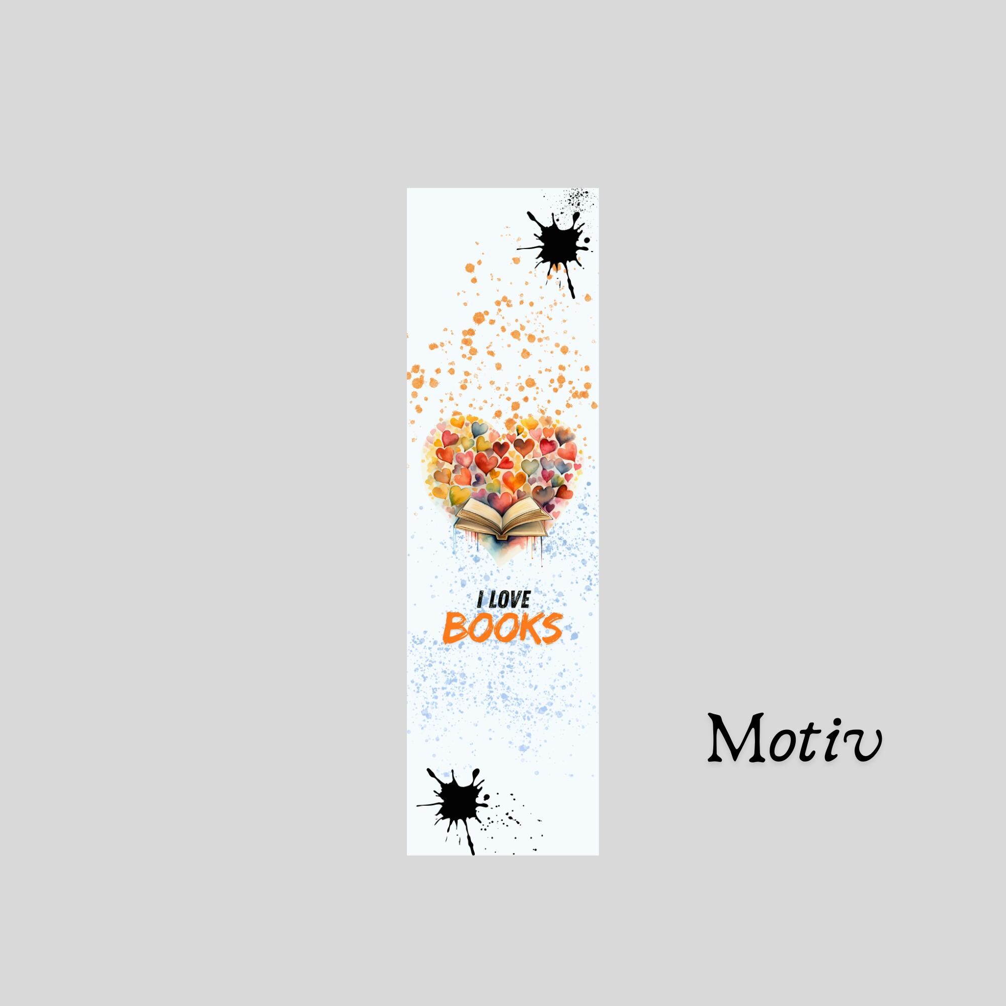 Lesezeichen aus Aluminium Geschenk zum Geburtstag Bücher Bookmark - Quastenfarbe wählbar  #LEALU