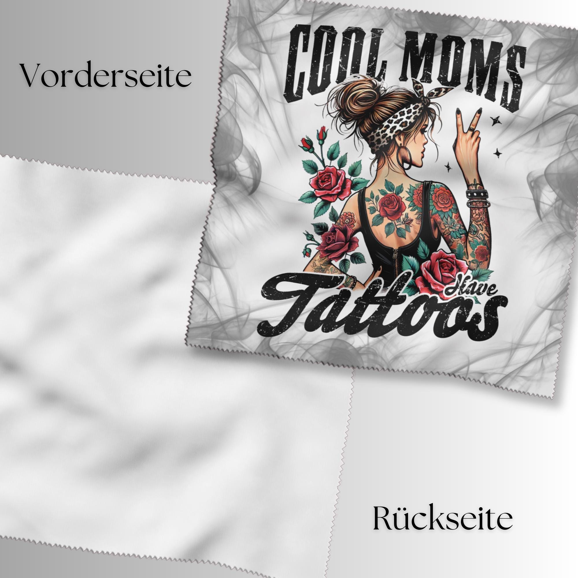 Geschenk Mutter Brillenputztuch Muttertag bedrucktes Mikrofasertuch für Mama Tattoos Brillentuch für Displays Objektive #MU30 Geschenk Mutter Brillenputztuch Muttertag bedrucktes Mikrofasertuch für Mama Tattoos Brillentuch für Displays Objektive #MU30